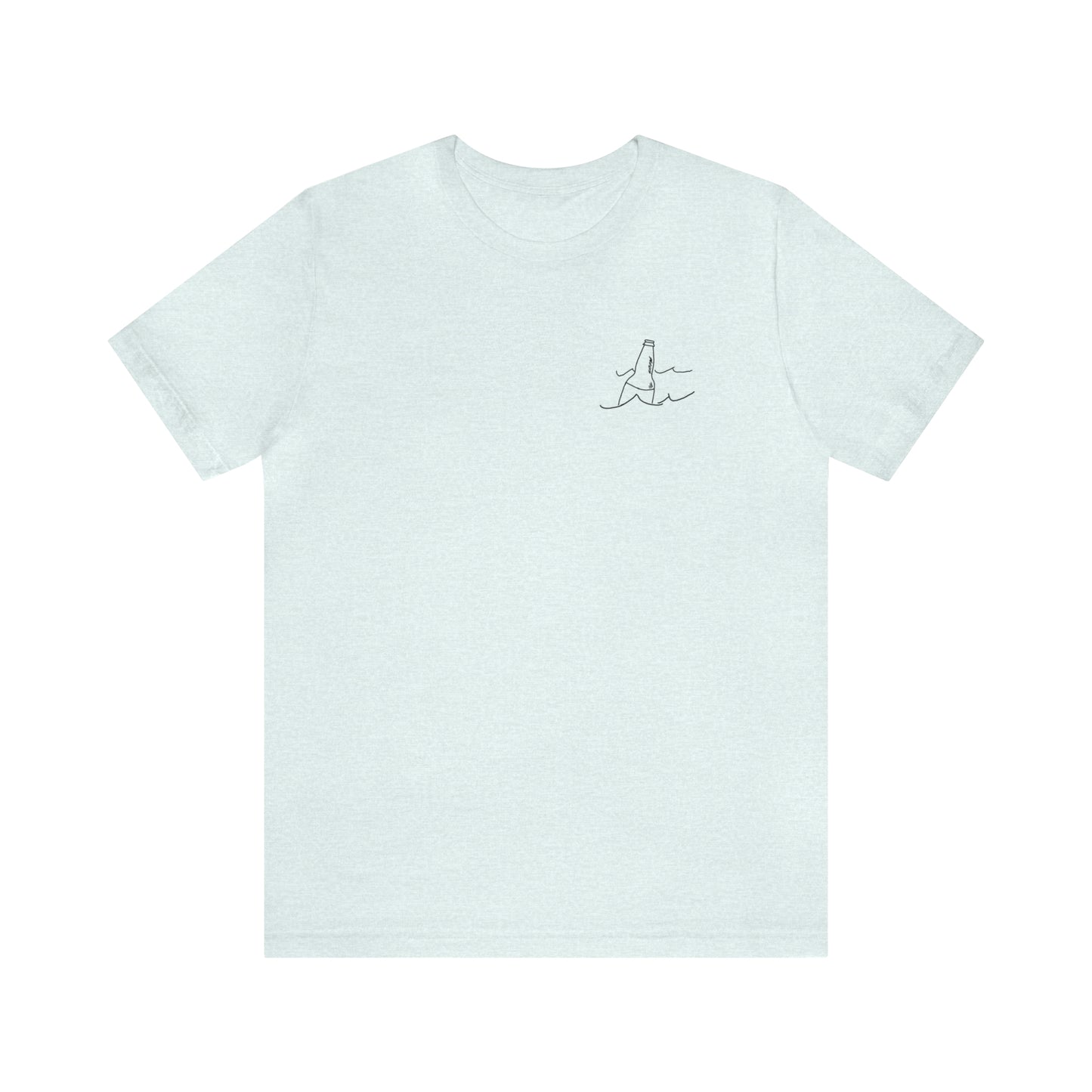 Bottle Patch - lac LaBelle Unisex Lightweight Short Sleeve Tee
