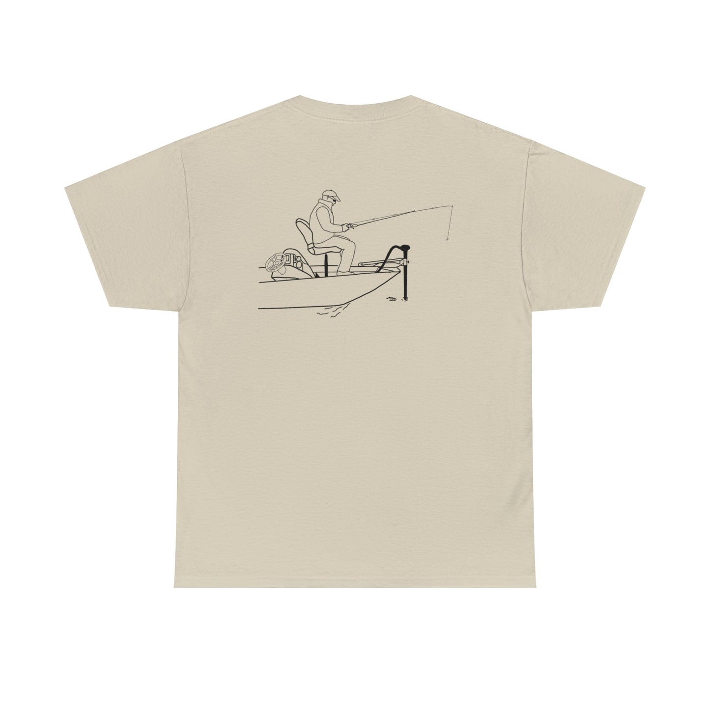 Okauchee Lake, Trolling Motor Fishing - Unisex Heavy Tee Shirt