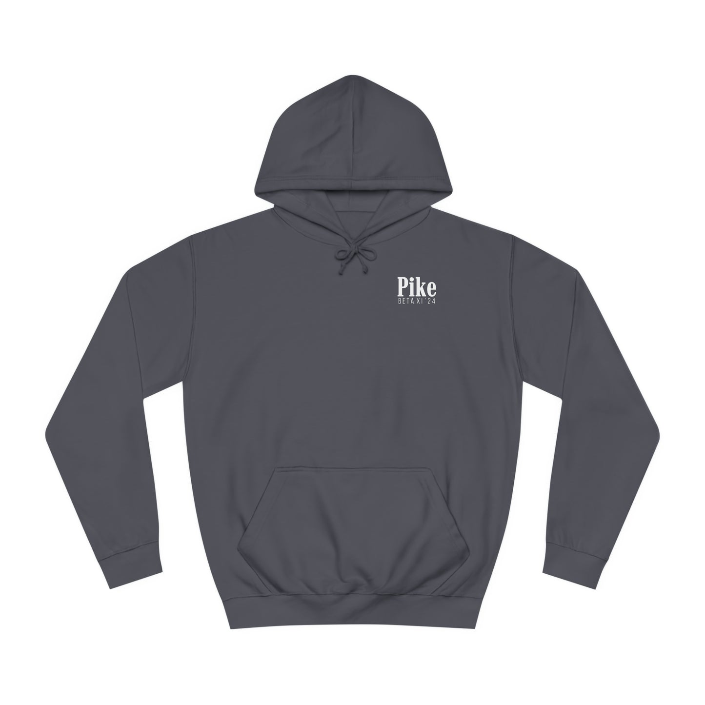 Pike Final Mockup Navy Unisex Hoodie Medium Weight (brown and navy yellow)