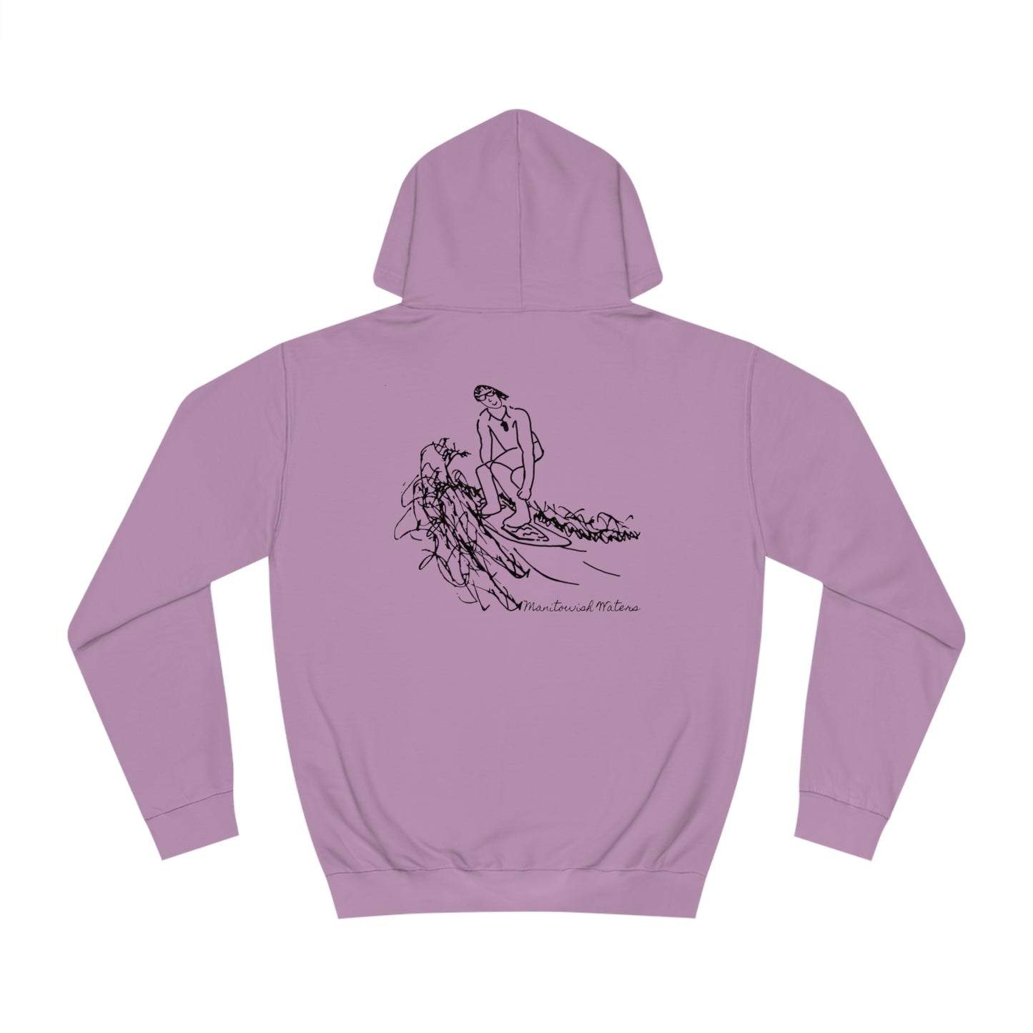 Manitowish Waters Surf Sketch - Lac LaBelle Unisex Hoodie Medium Weight