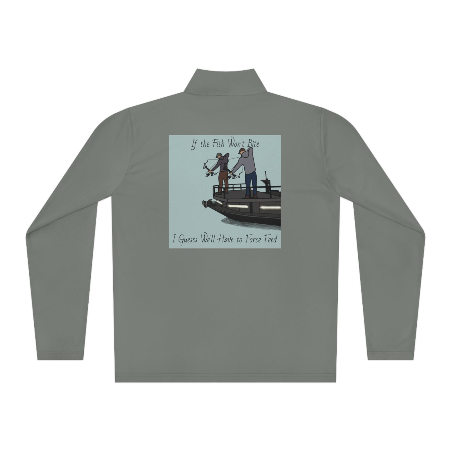 Bow fishing and Compass Rose Model - Unisex Quarter-Zip