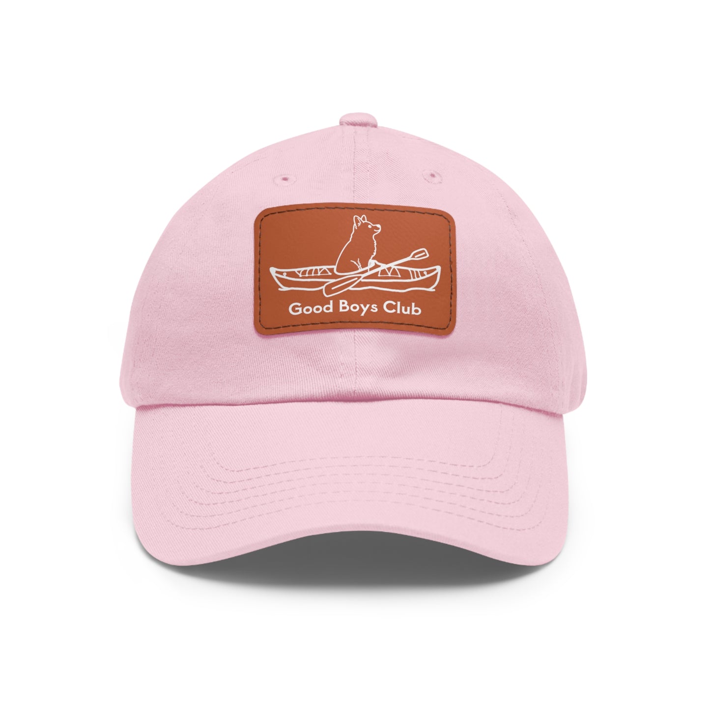 Good Boys Club Husky Kayak Dog - Hat with Leather Patch