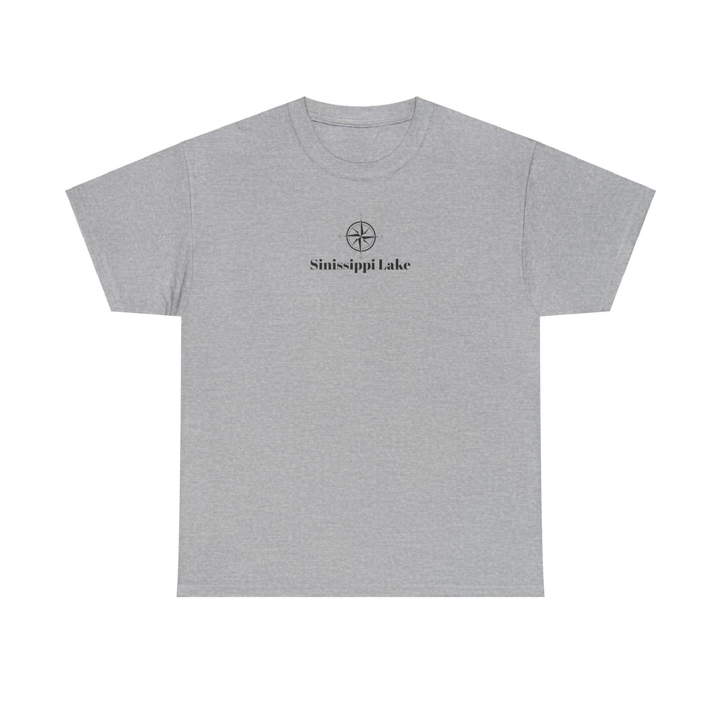 Sinissippi Lake Compass Rose Unisex Heavy Cotton Tee