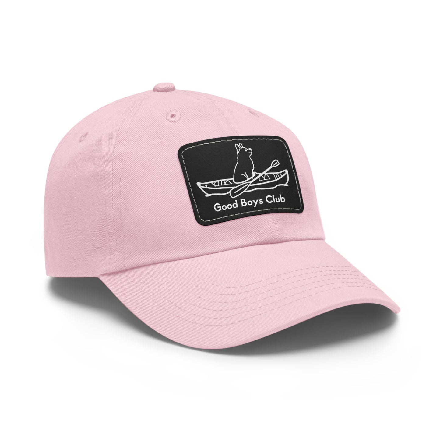 Good Boys Club Husky Kayak Dog - Hat with Leather Patch