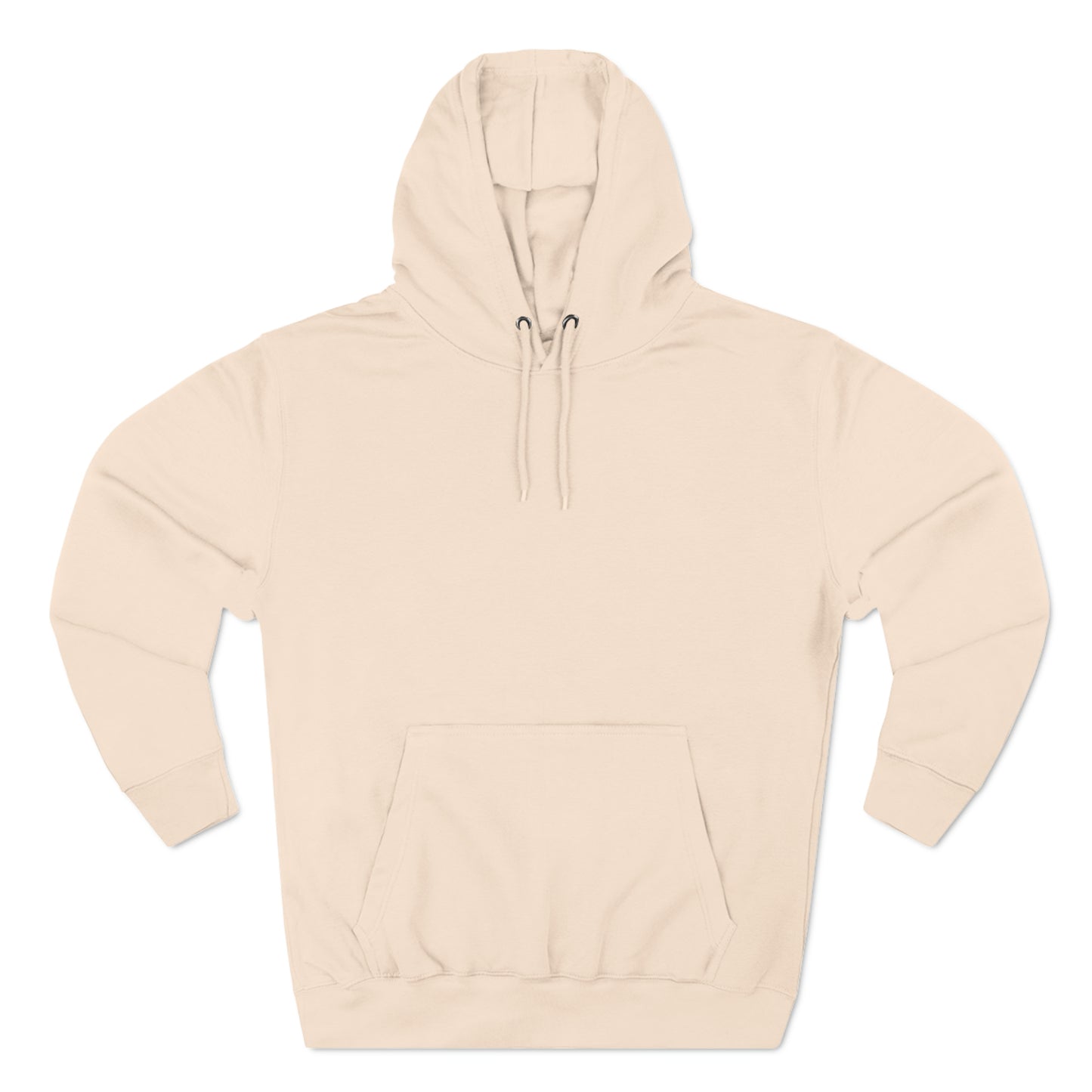 Pike mockup EVEN BOLDER lane seven Three-Panel Fleece Hoodie (grey, light beige, white, pale pink)