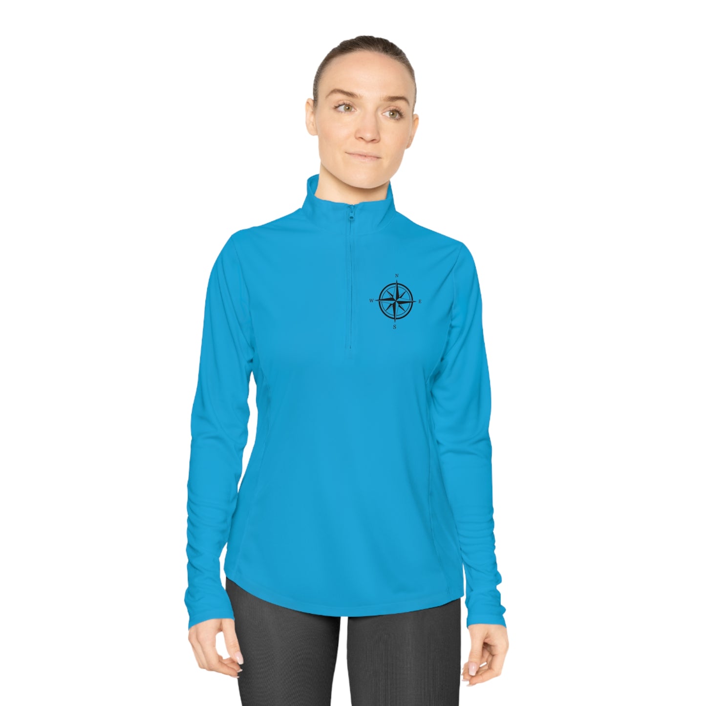Eagle River Compass Rose Patch - Women's Quarter-Zip Pullover