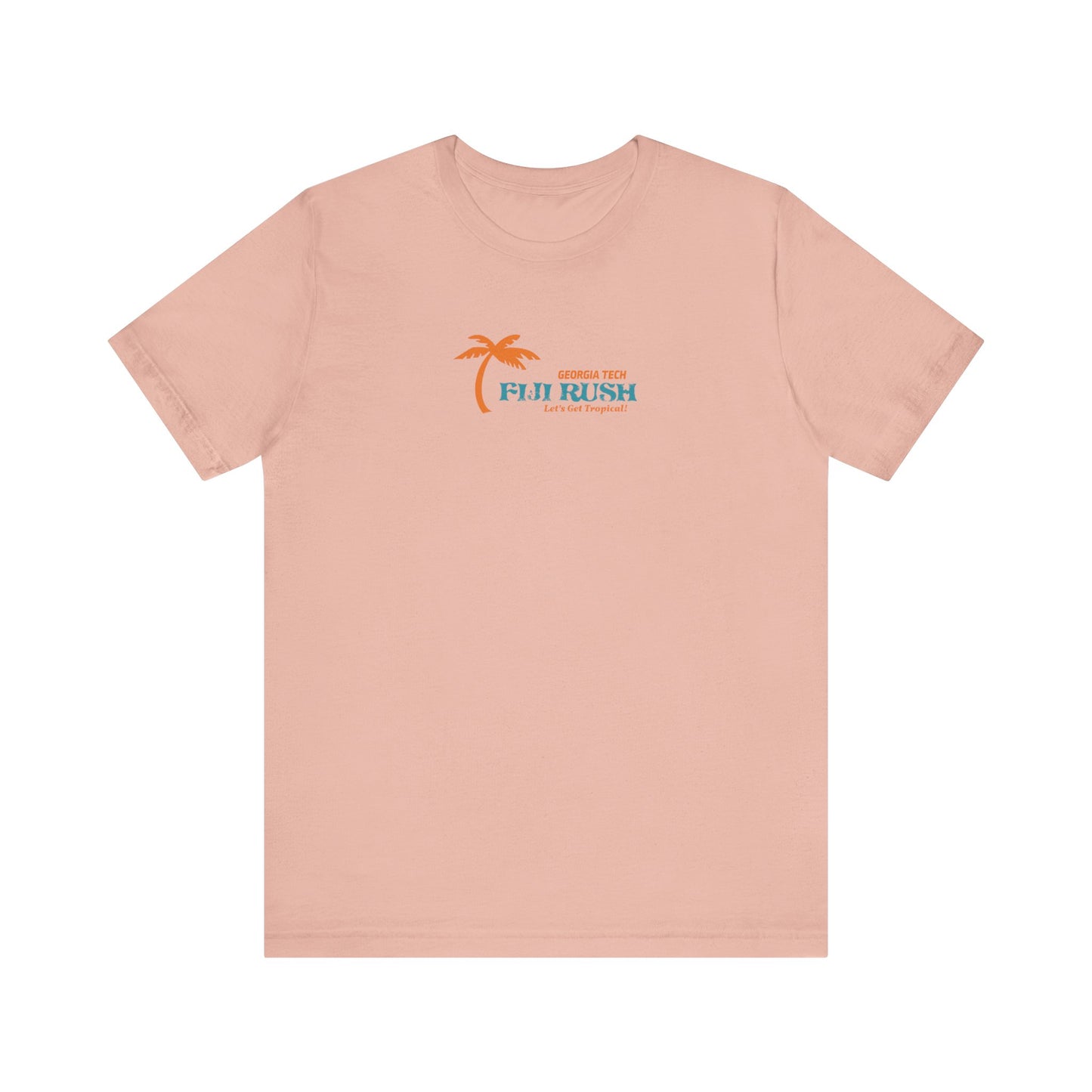 Georgia Tech Fiji Rush Unisex Lightweight Short Sleeve Tee