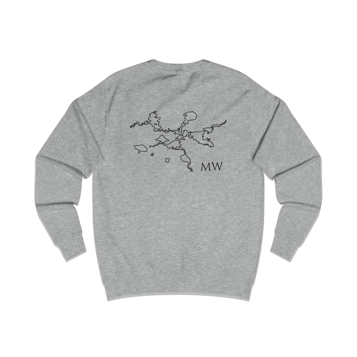 Manitowish Waters Kayak Girl - Men's Sweatshirt
