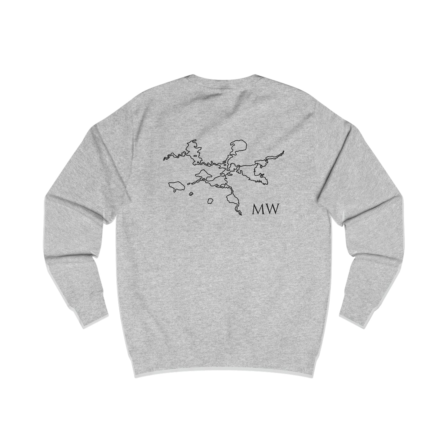 Manitowish Waters Kayak Girl - Men's Sweatshirt