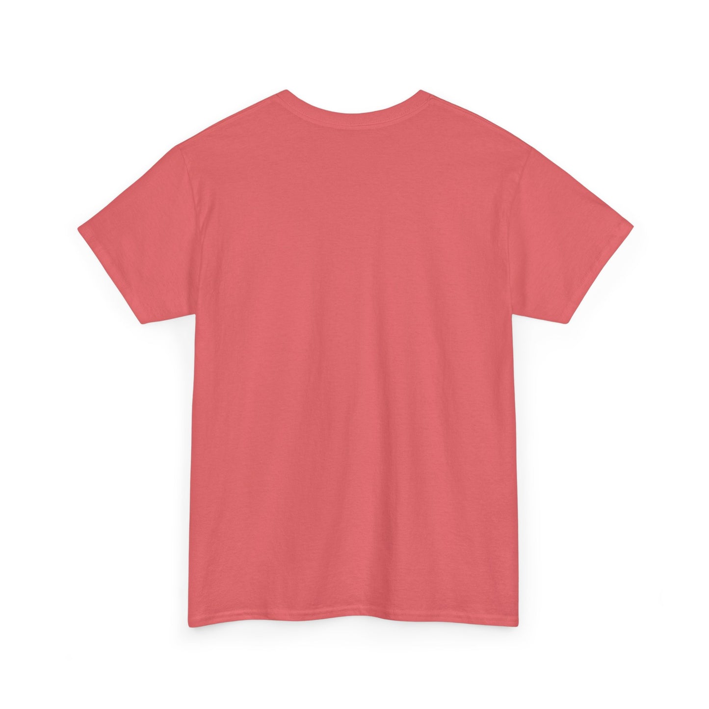 Unisex Heavy Cotton Tee (Kayak Dog Golden Retriever Design)