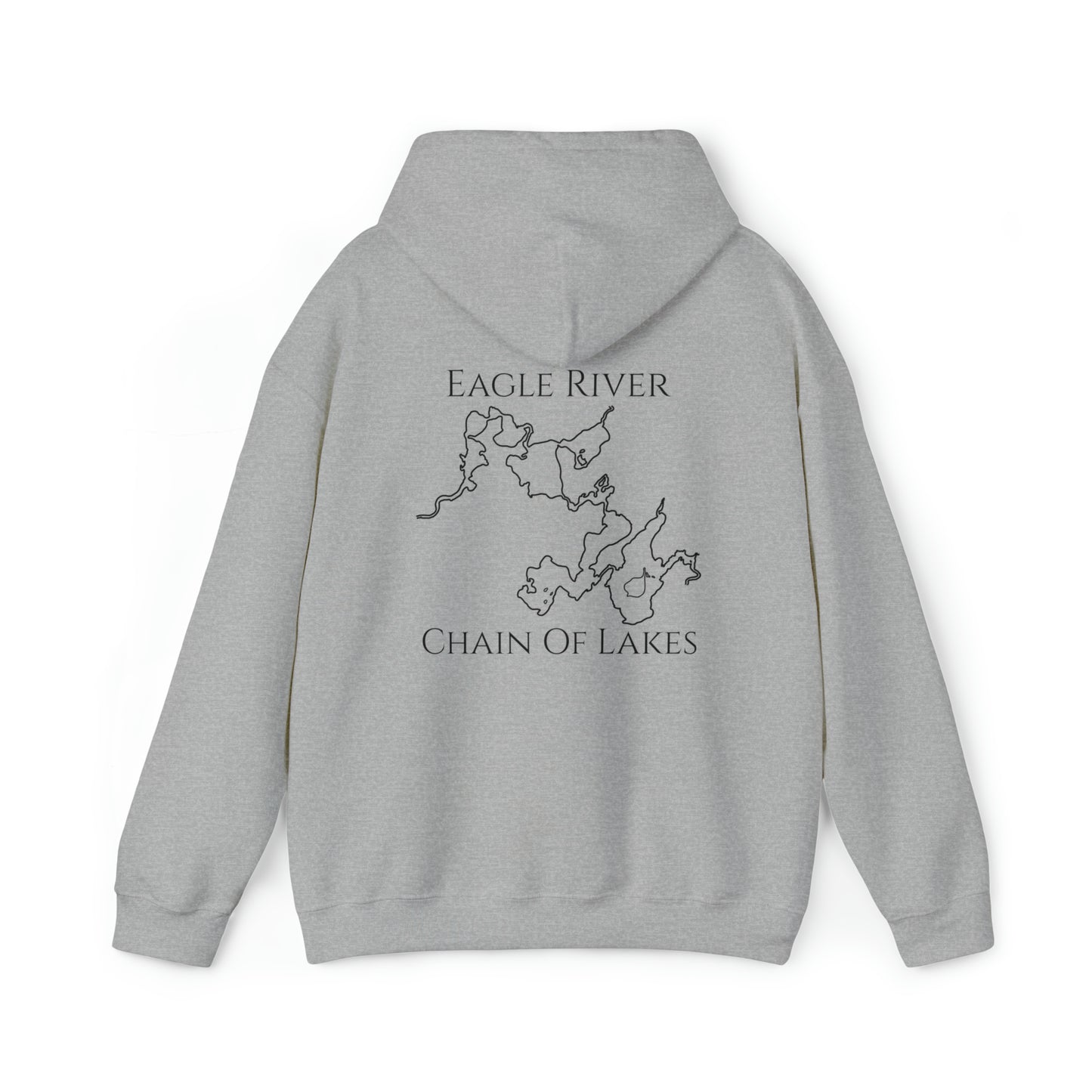 Eagle River Inner Tube Girl - Unisex Heavy Blend Hooded Sweatshirt