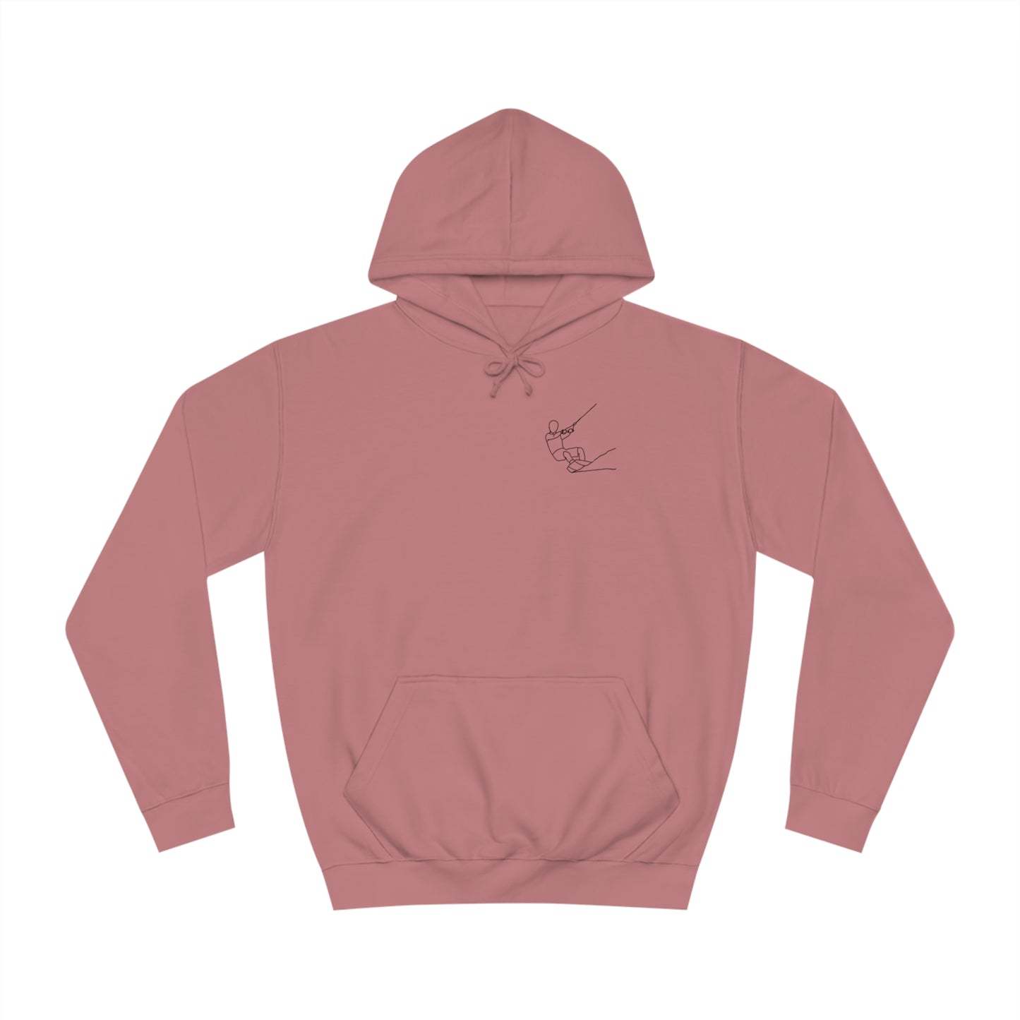 Manitowish Waters Wakeboard Patch - Unisex Hoodie Medium Weight