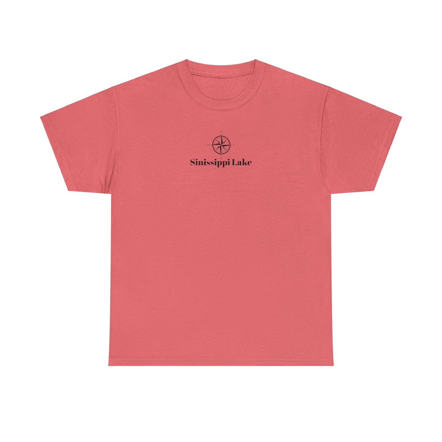 Sinissippi Lake Compass Rose Unisex Heavy Cotton Tee