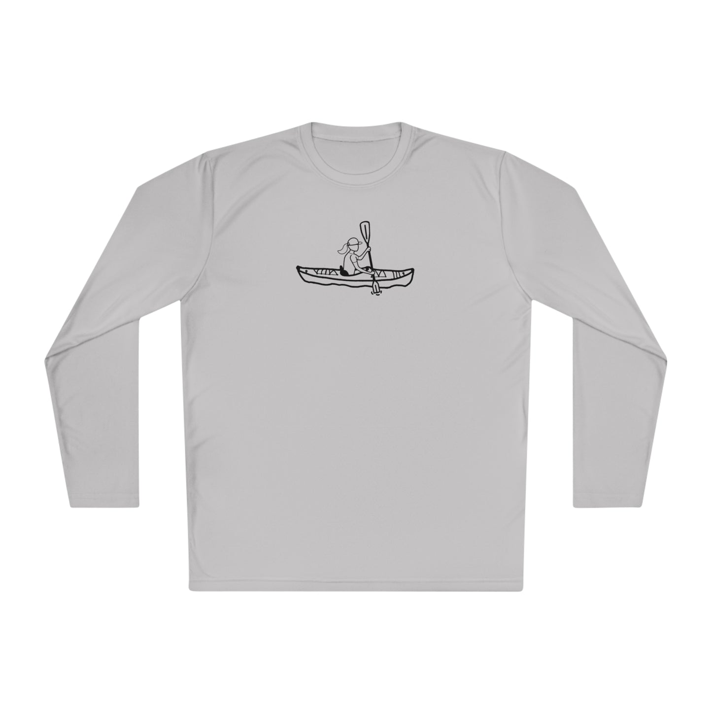 Lightweight Long Sleeve Tee (Kayak Girl Design)