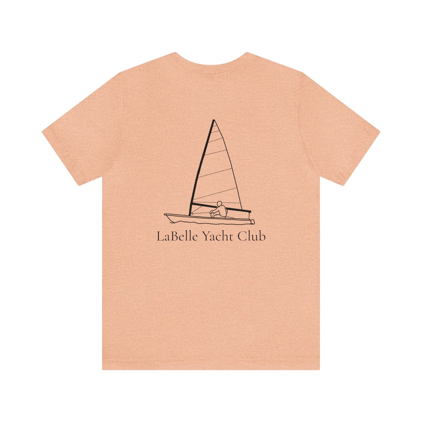 LaBelle Yacht Club Sailing - Unisex Lightweight Short Sleeve Tee