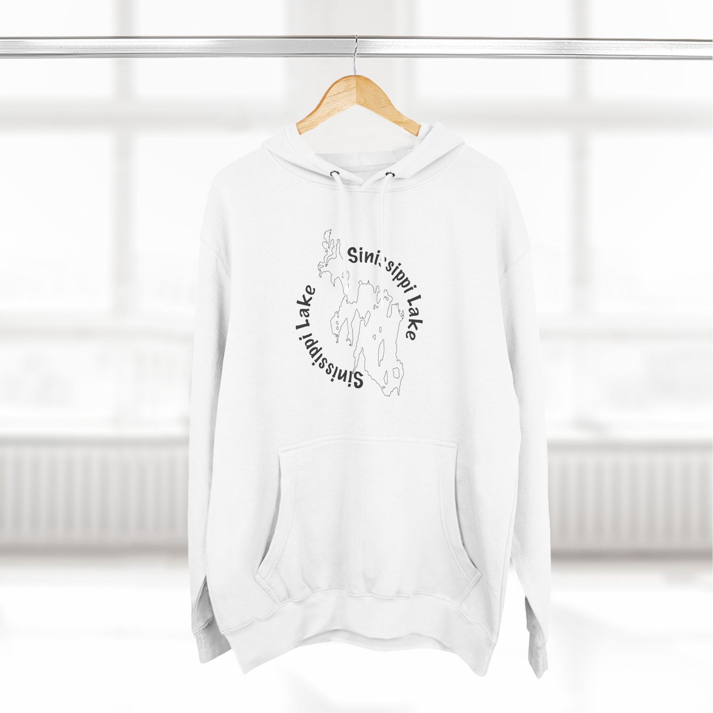 Three-Panel Fleece Hoodie