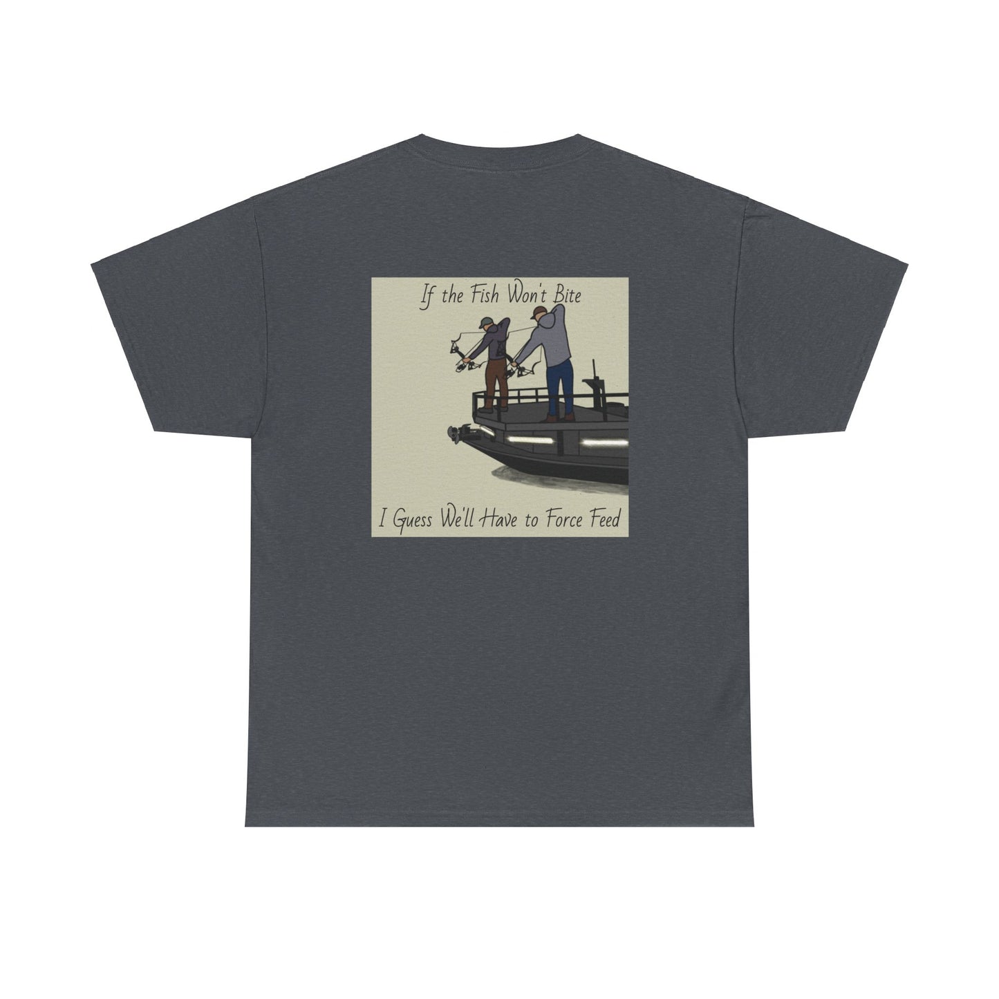 Bow fishing and MW Model - Unisex Heavy Tee Shirt