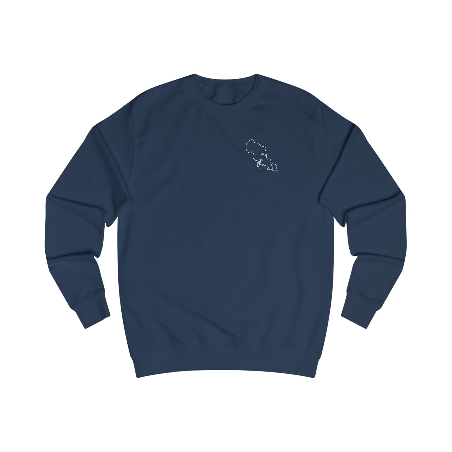 Surf Sketch, Lac LaBelle Men's Crewneck