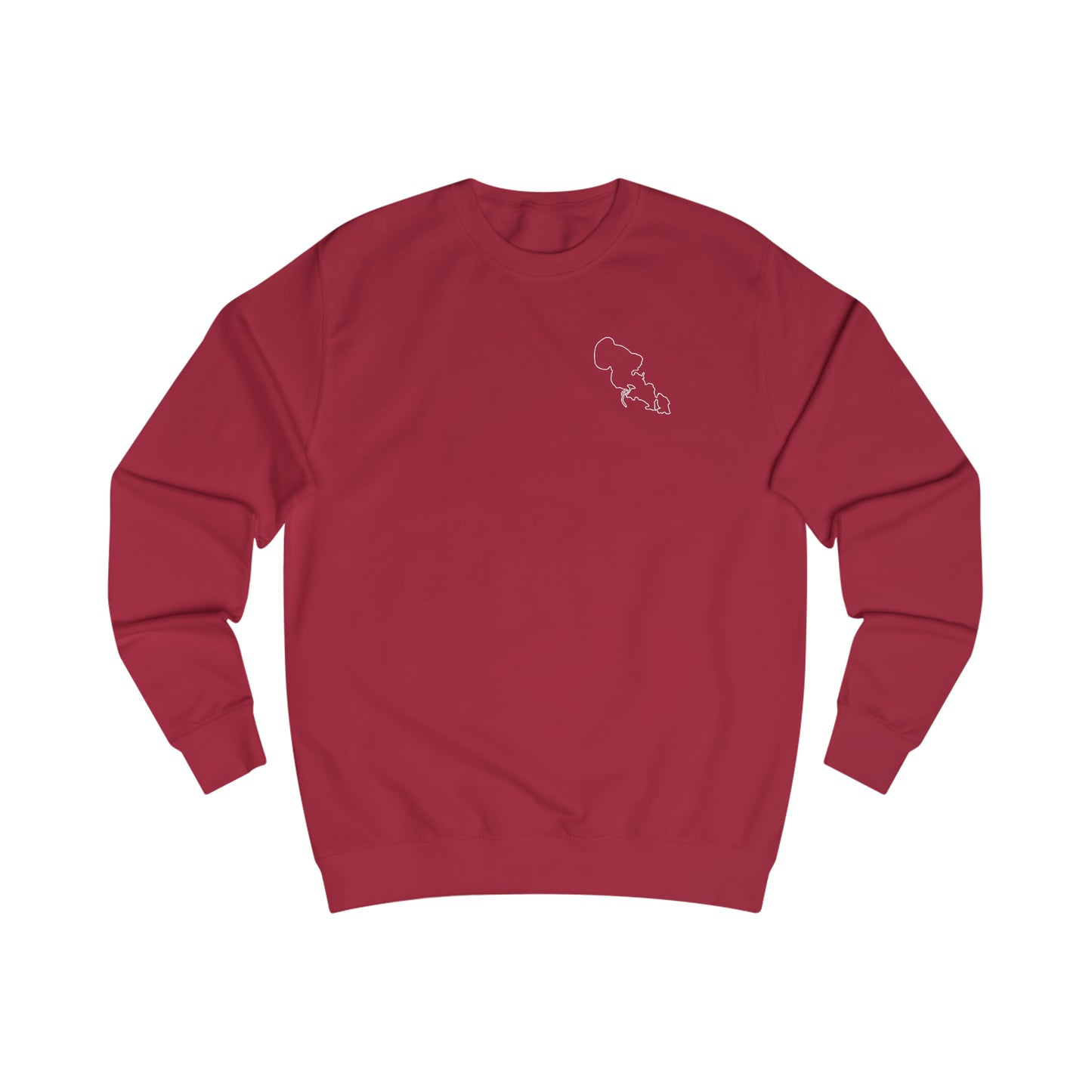 Surf Sketch, Lac LaBelle Men's Crewneck