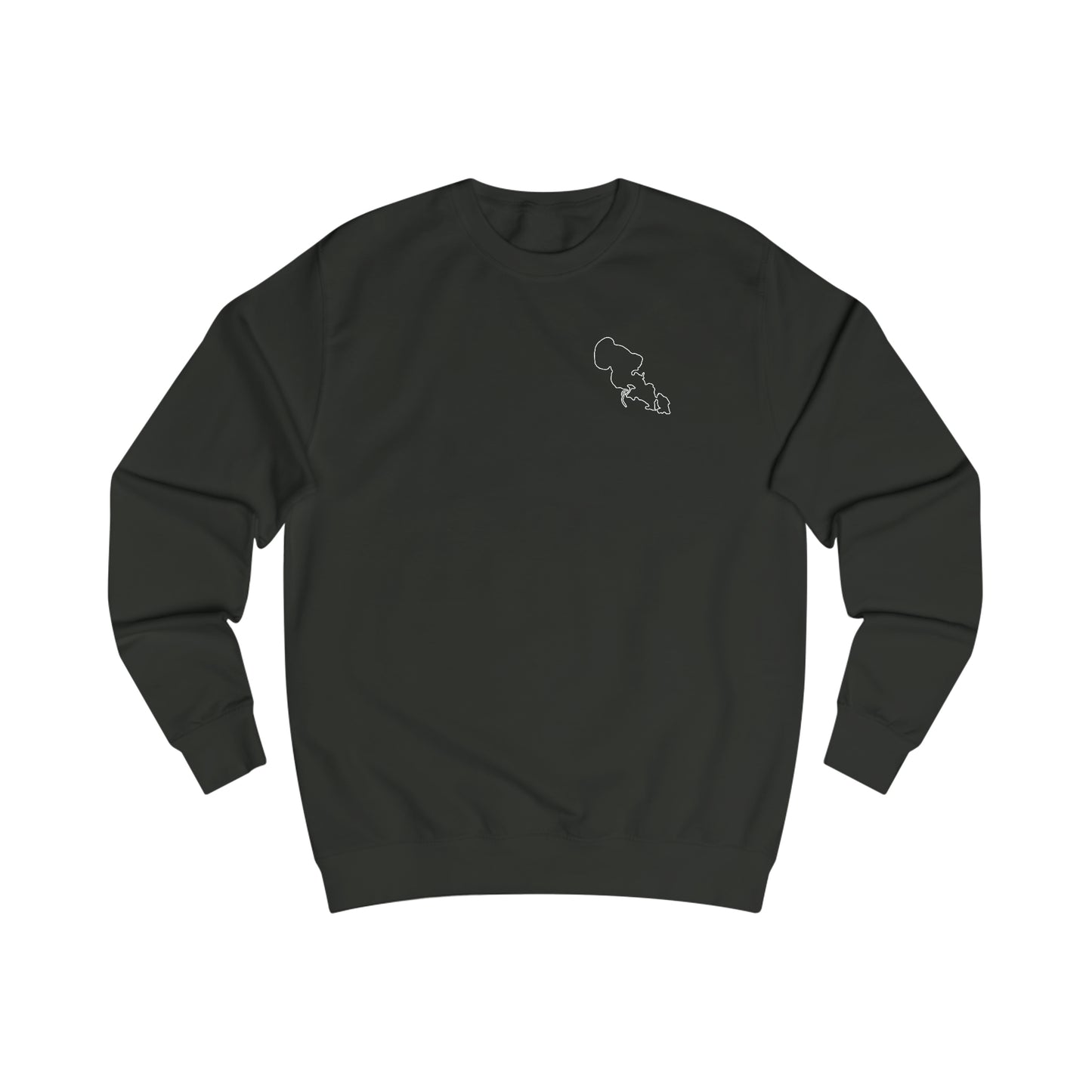 Surf Sketch, Lac LaBelle Men's Crewneck