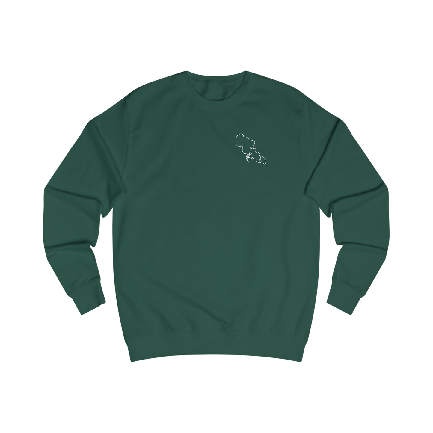 Surf Sketch, Lac LaBelle Men's Crewneck