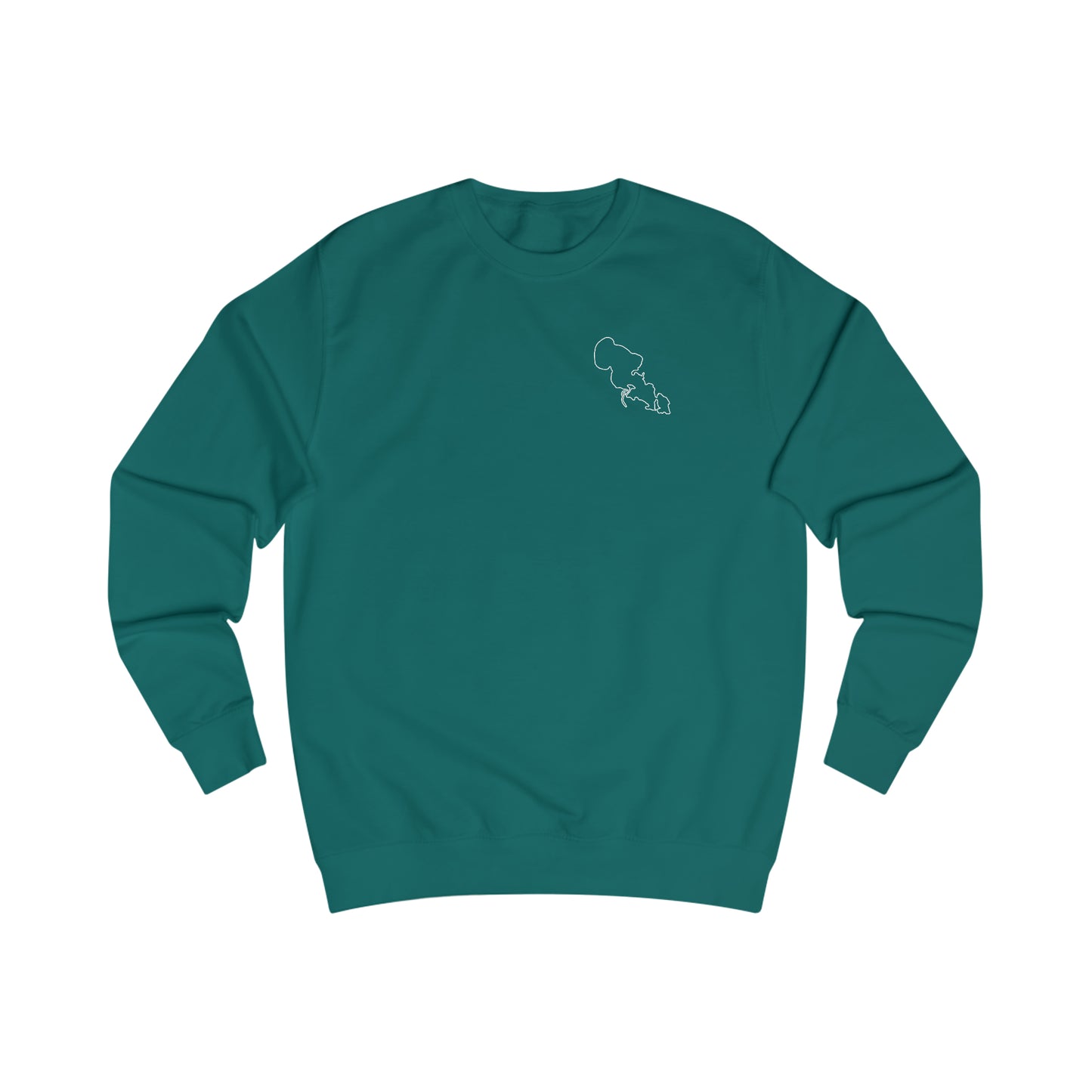 Surf Sketch, Lac LaBelle Men's Crewneck