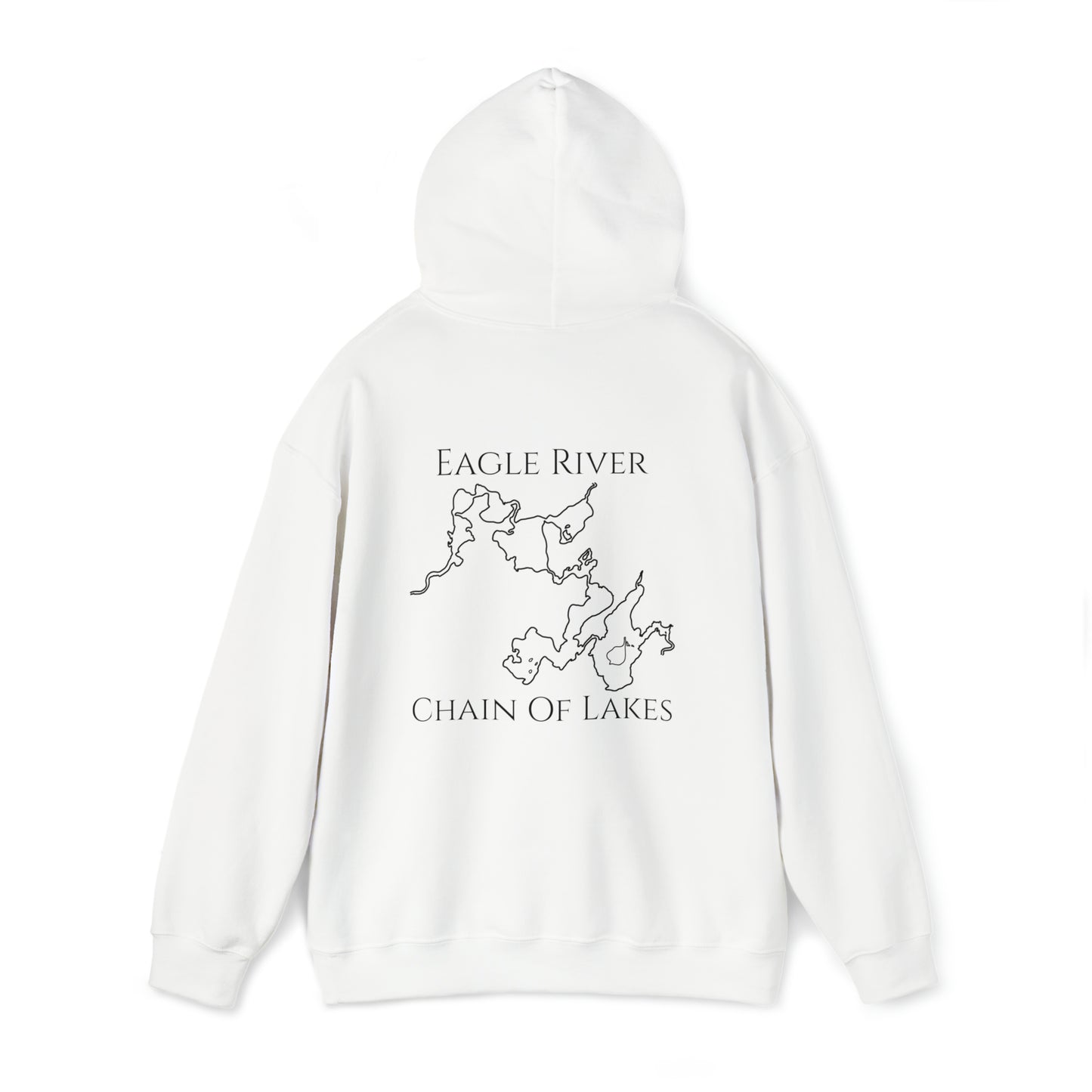 Eagle River Inner Tube Girl - Unisex Heavy Blend Hooded Sweatshirt