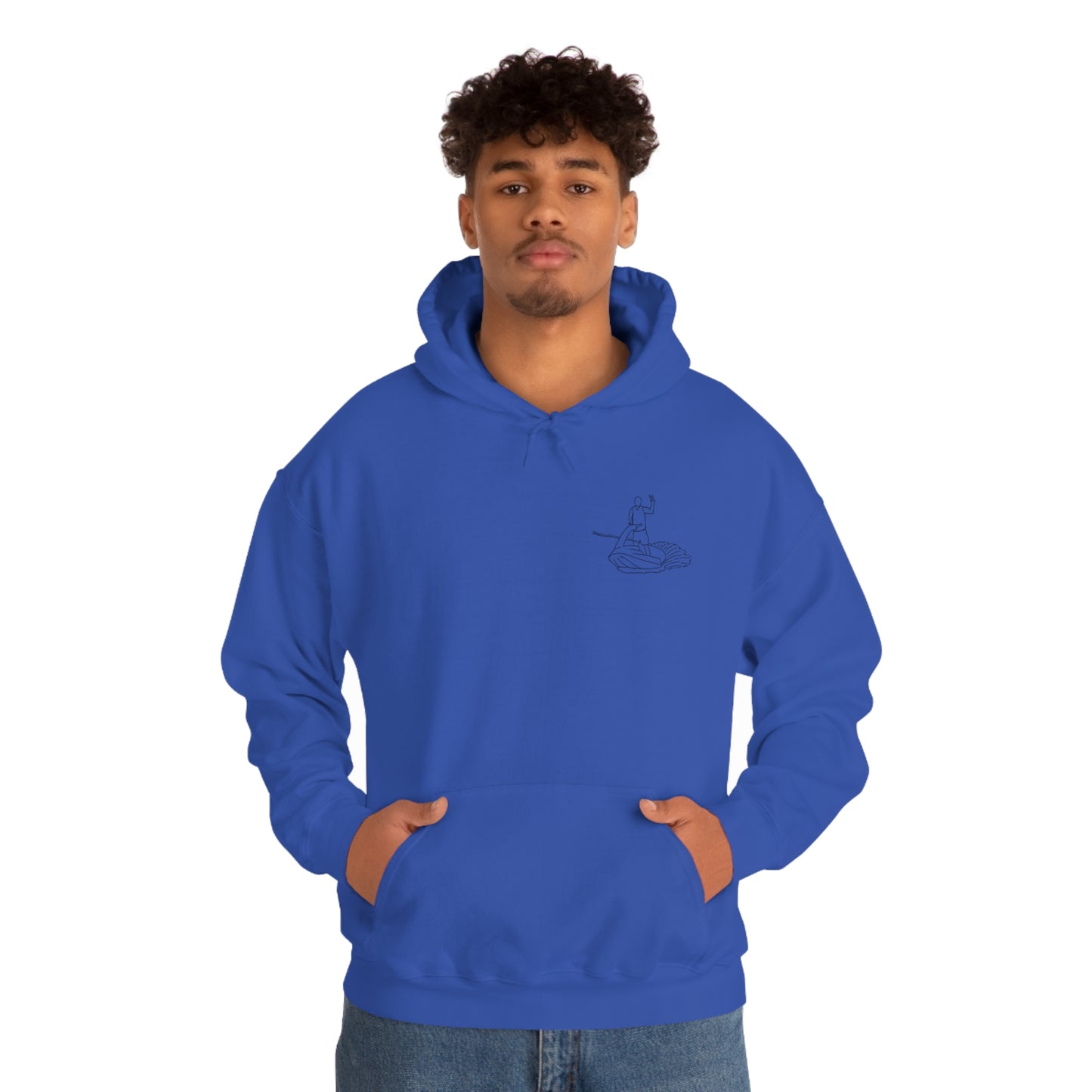 Lac LaBelle, Standup Jetski Peace - Unisex Heavy Blend Hooded Sweatshirt