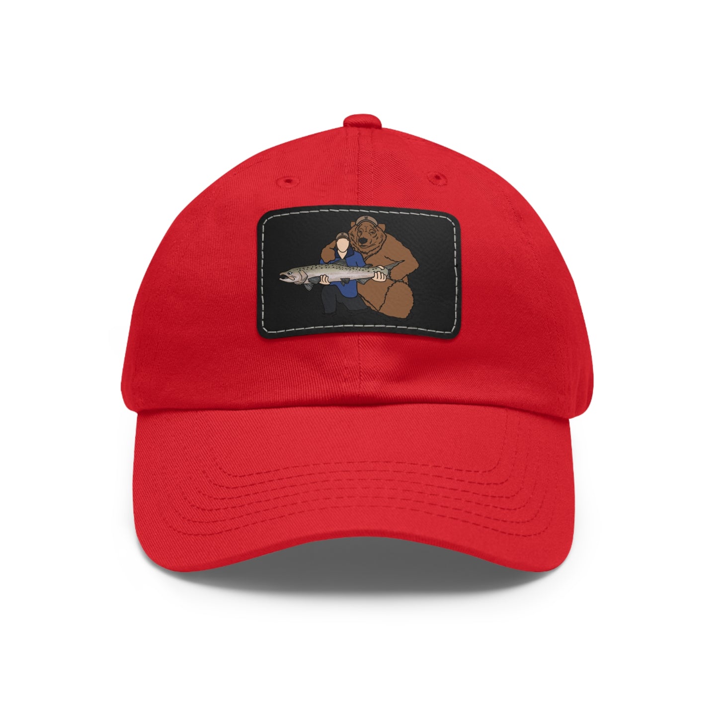 Papa Bear Plain - Hat with Leather Patch