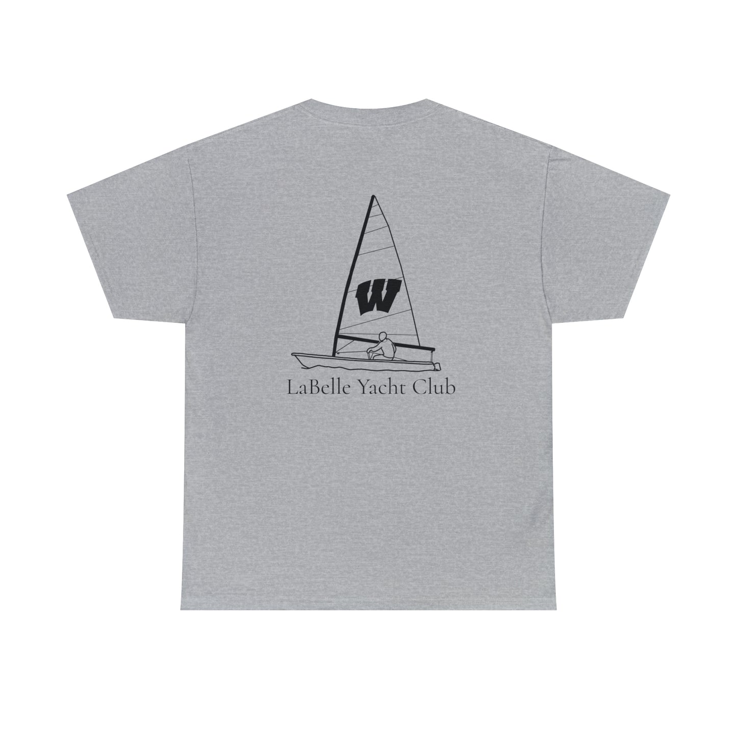 LaBelle Yacht Club Wisconsin Sail Boat - Unisex Heavy Tee Shirt