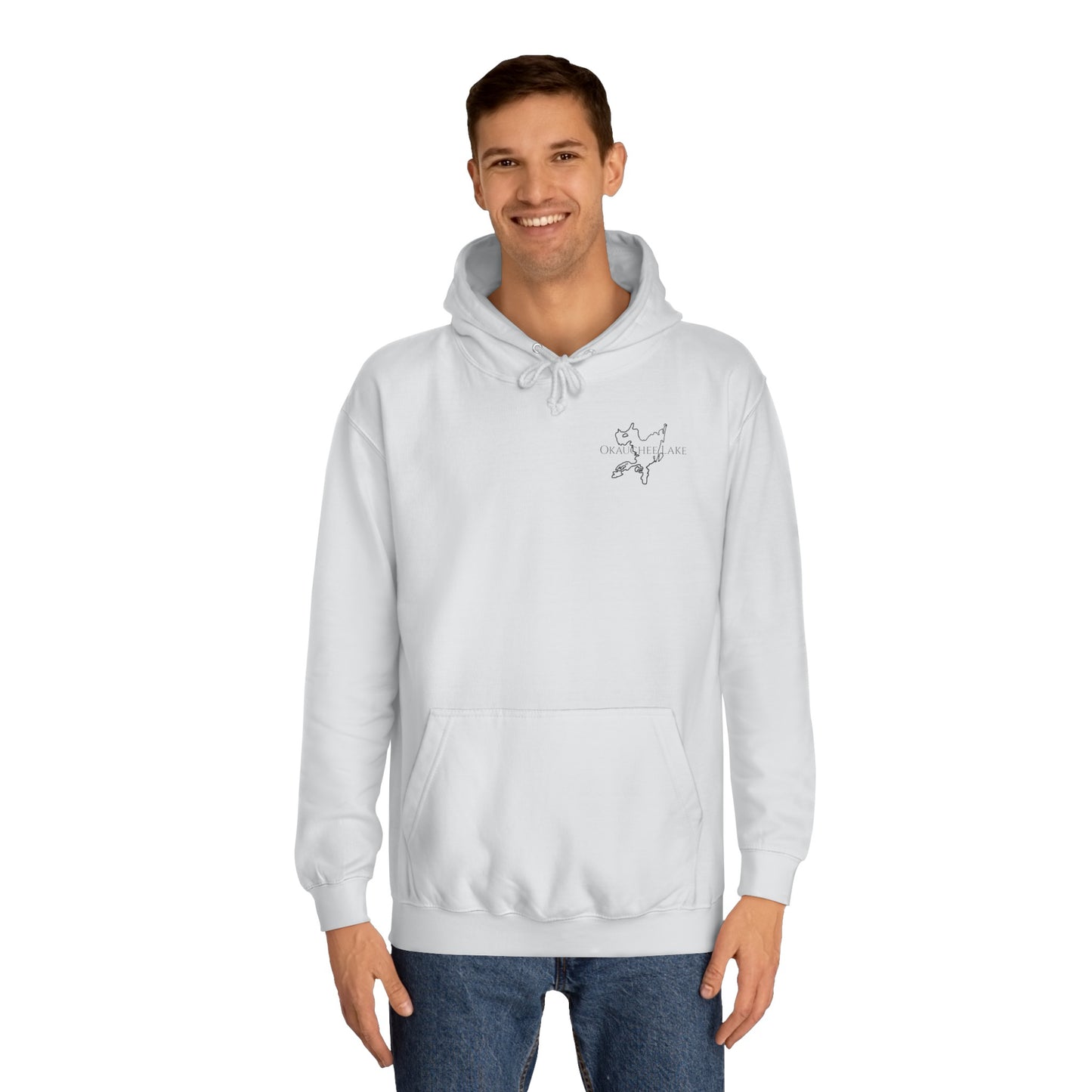 Bow fishing on Okauchee Lake - Medium Weight Hoodie