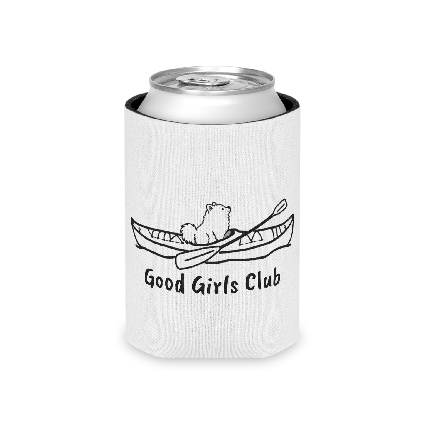 Okauchee Lake Pomeranian Good Girls Club Can Koozie