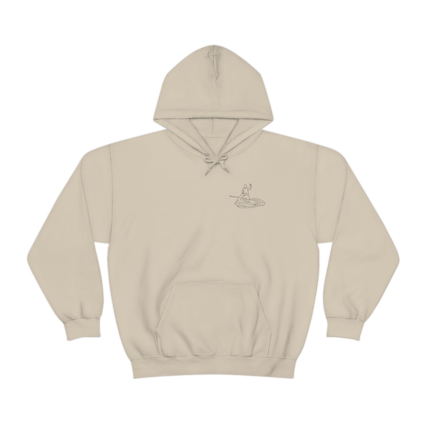 Manitowish Waters Standup Jetski - Unisex Heavy Blend Hooded Sweatshirt
