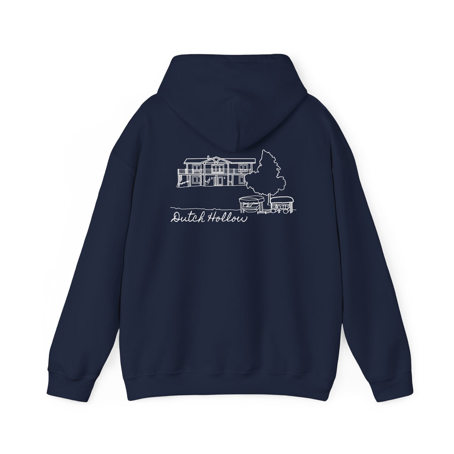 Beer Die Dutch Hollow Cabin - Unisex Heavy Blend Hooded Sweatshirt