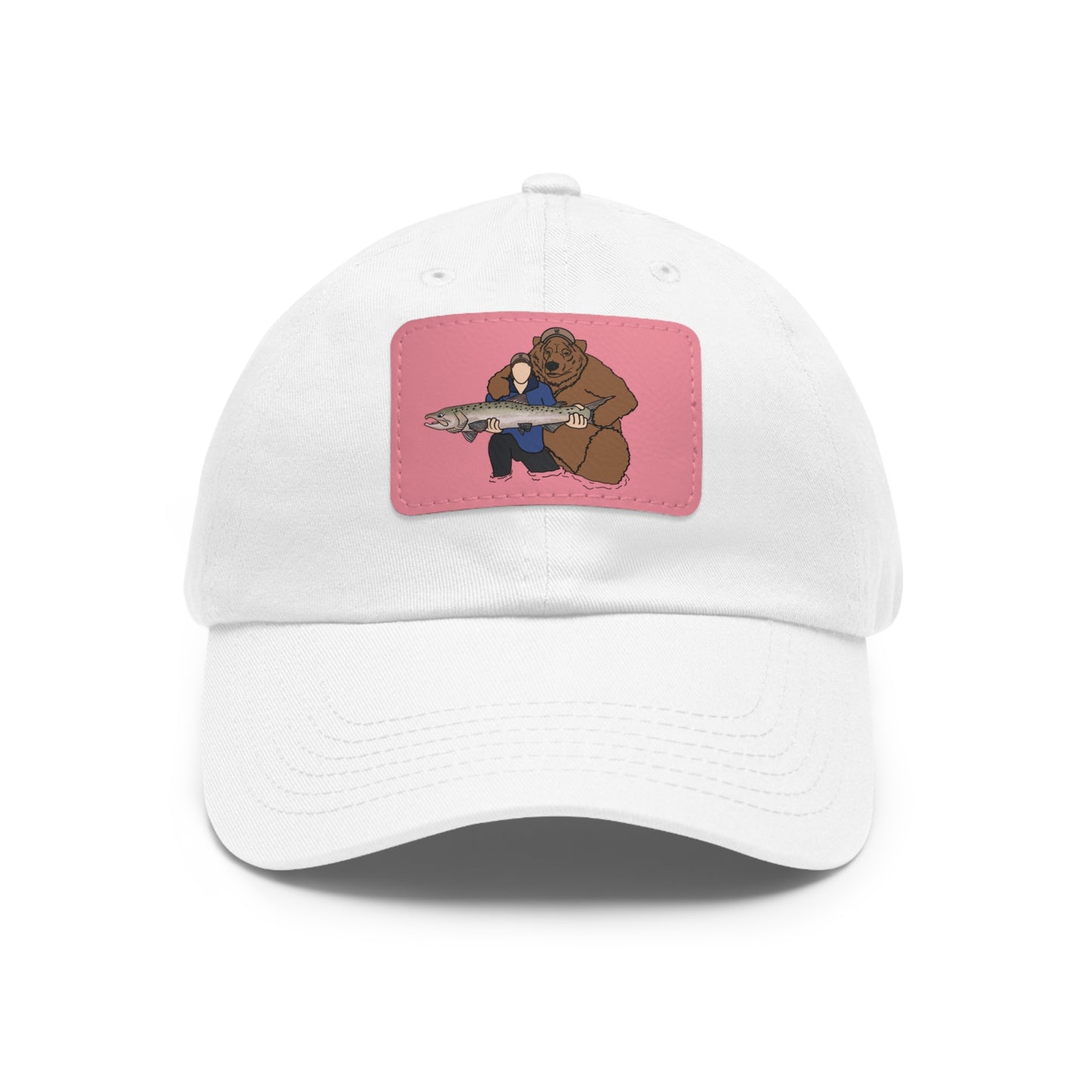 Papa Bear Plain - Hat with Leather Patch