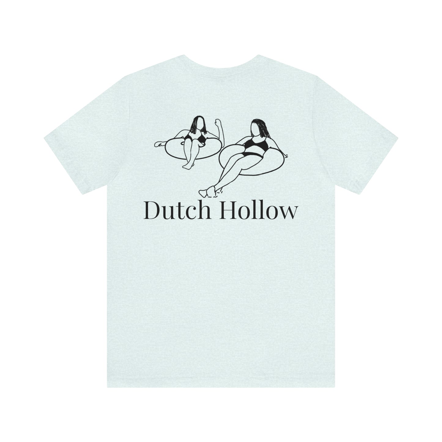 Dutch Hollow Lake, Inner Tube Girls - Unisex Lightweight Short Sleeve Tee