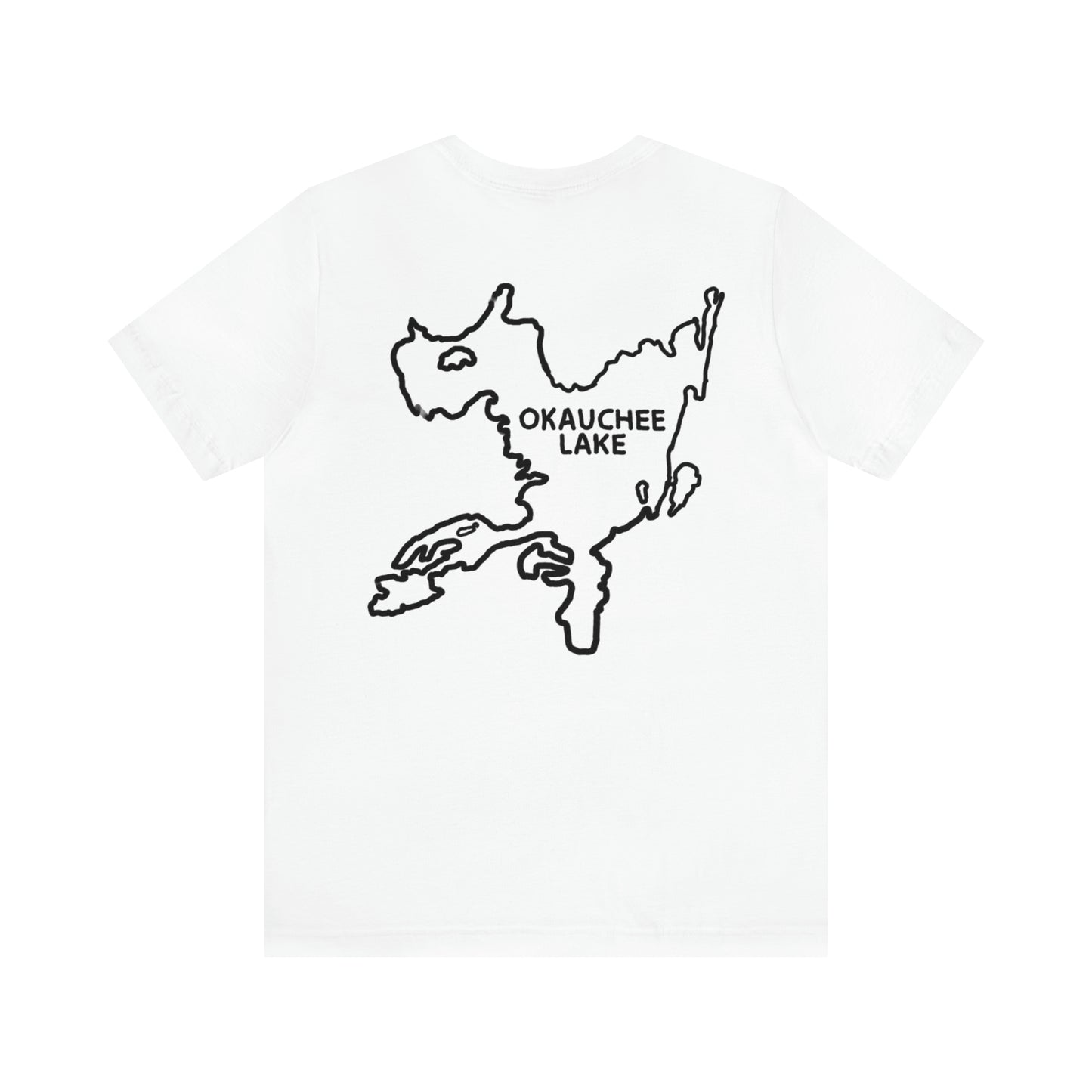 Okauchee Lake, Malibu Wakesetter - Unisex Lightweight Short Sleeve Tee