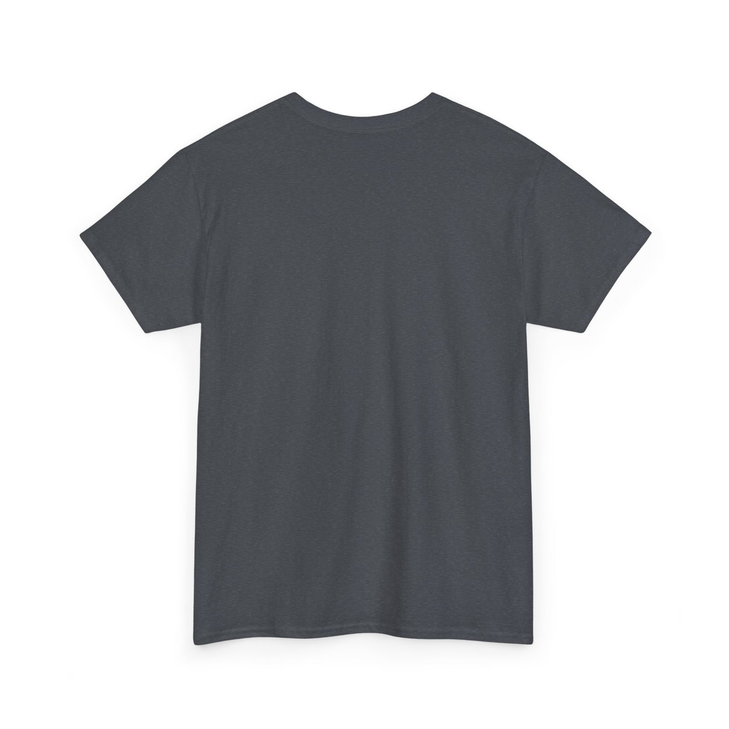 Unisex Heavy Cotton Tee (Kayak Dog Golden Retriever Design)