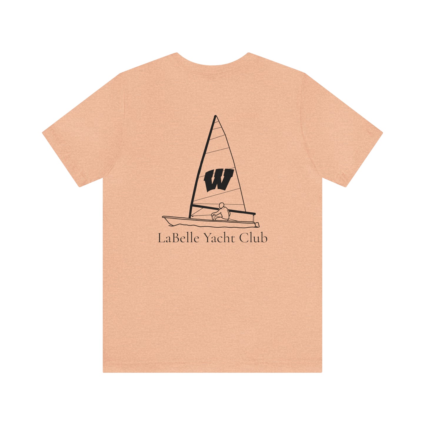 LaBelle Yacht Club Wisconsin Sailing - Unisex Lightweight Short Sleeve Tee