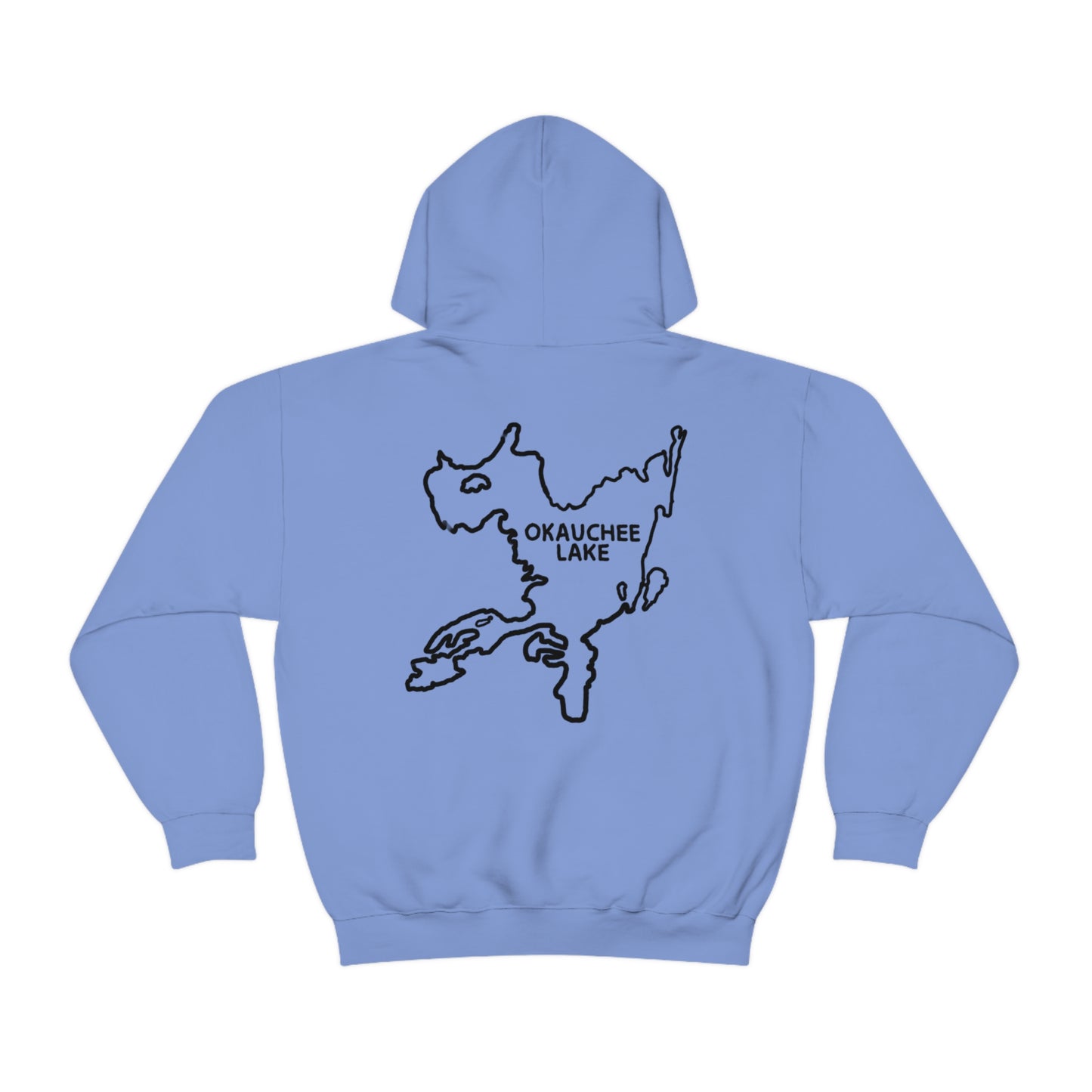 Okauchee Lake, Falling Off Standup Jetski - Unisex Heavy Blend Hooded Sweatshirt
