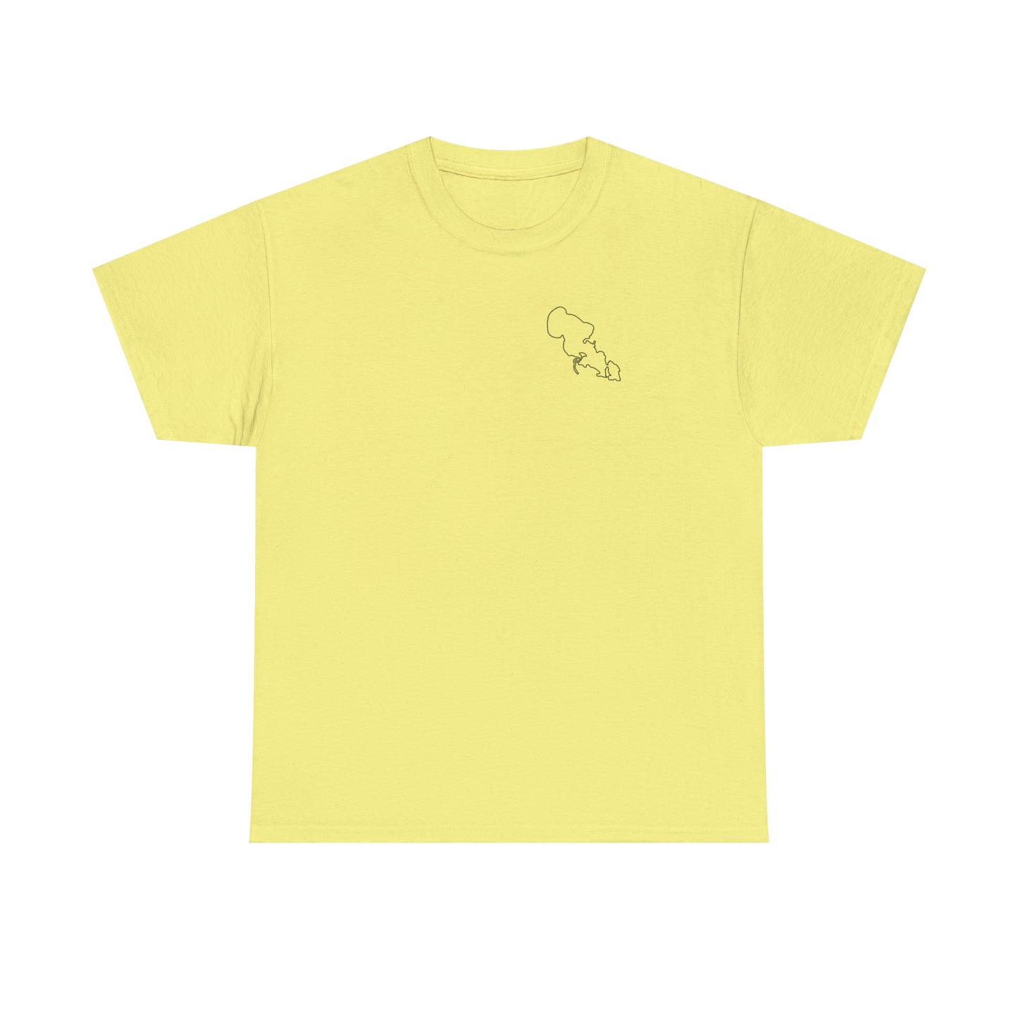 Surf Sketch -Lac LaBelle Unisex Heavyweight Short Sleeve Tee