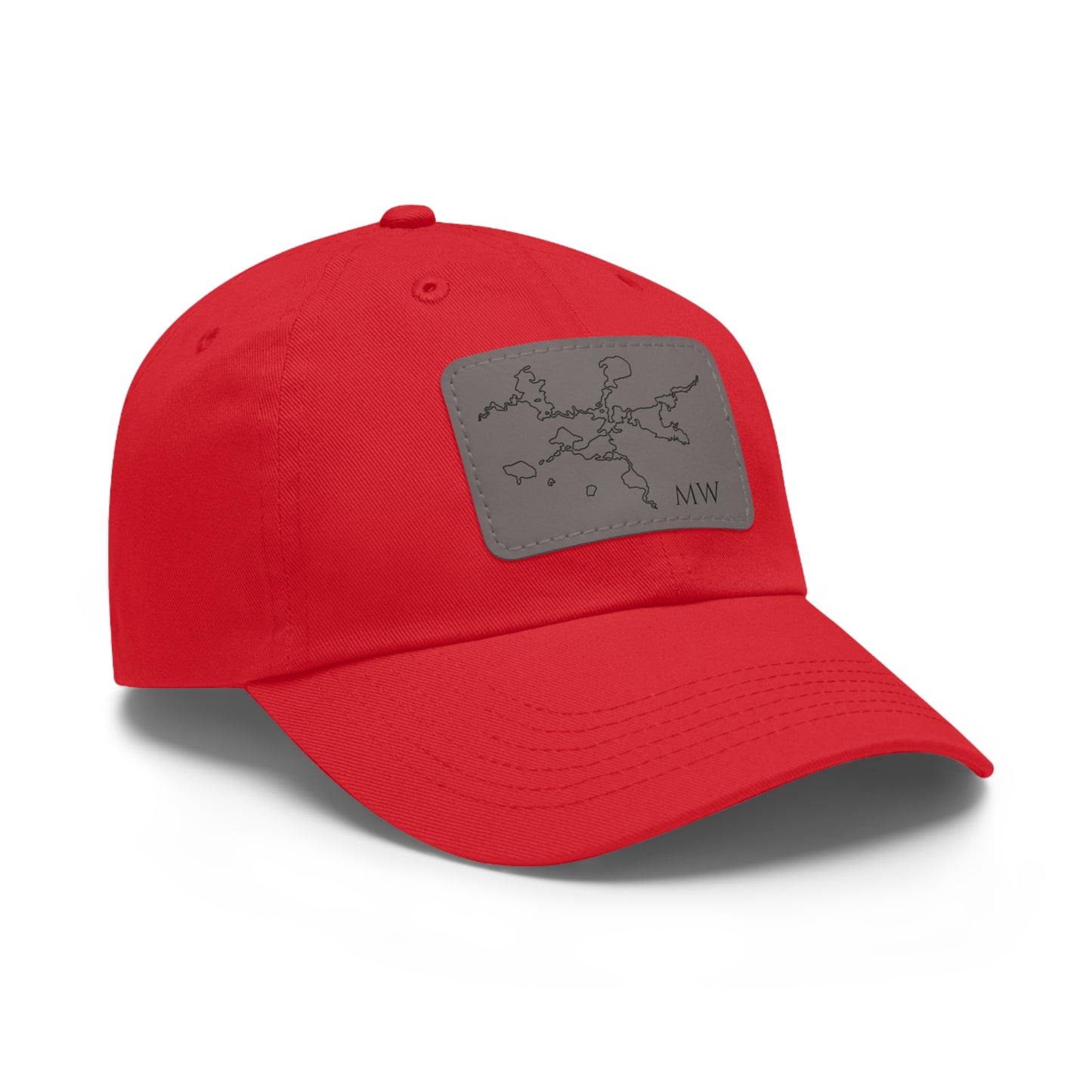 Mantowish Waters Embroidered Hat with Leather Patch
