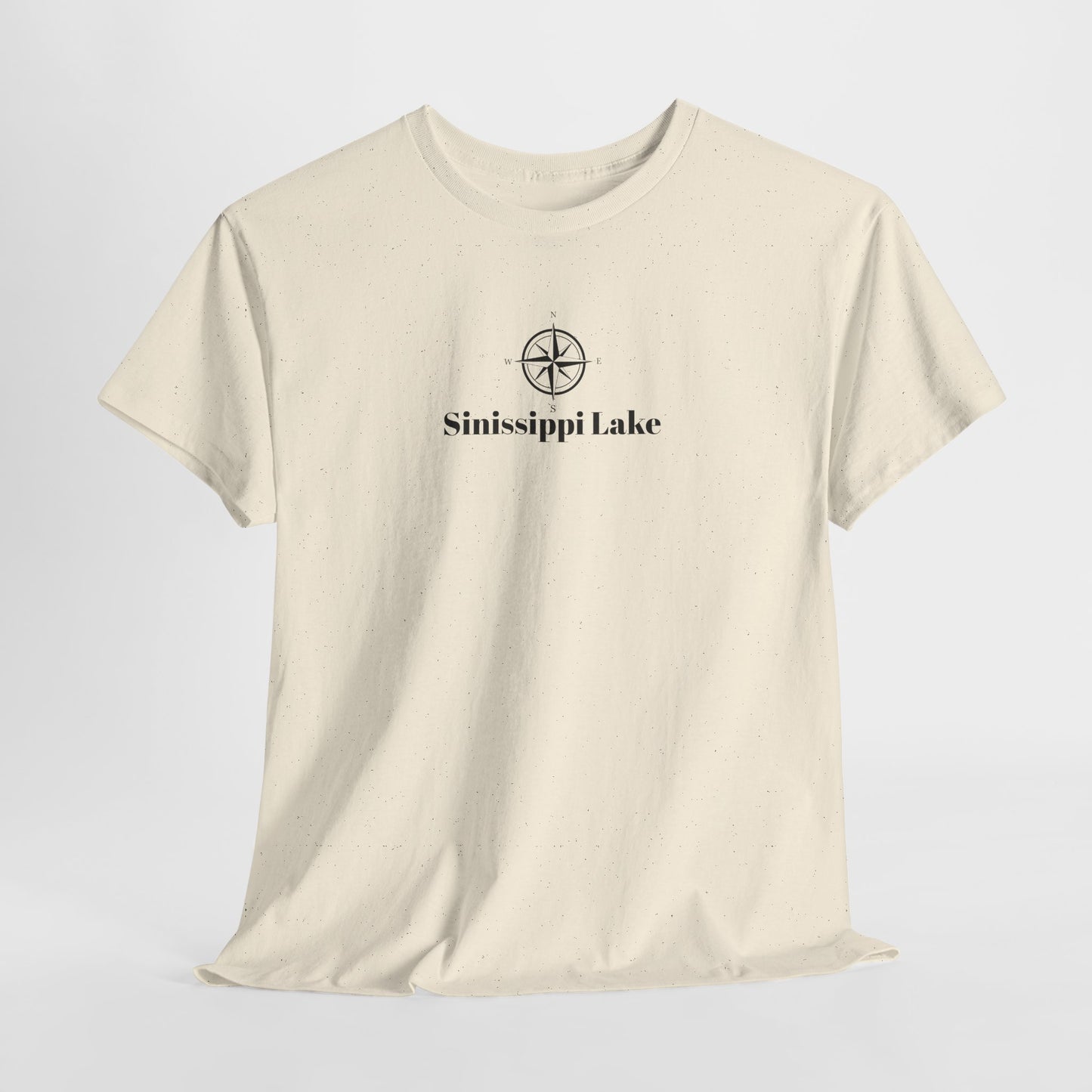 Sinissippi Lake Compass Rose Unisex Heavy Cotton Tee
