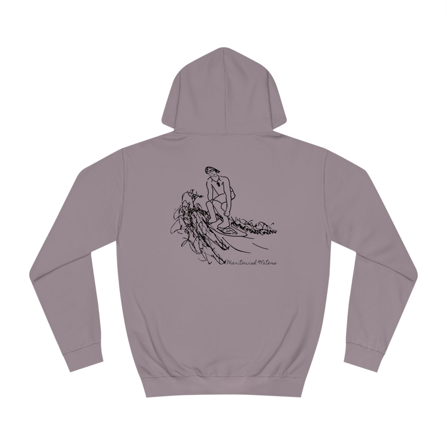 Manitowish Waters Surf Sketch - Lac LaBelle Unisex Hoodie Medium Weight