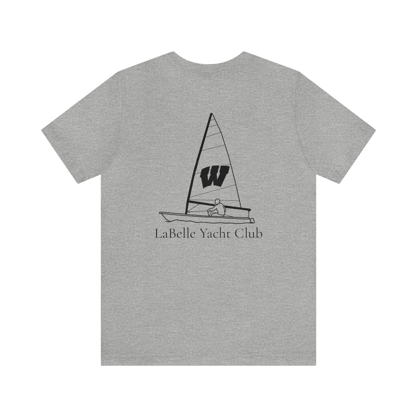 LaBelle Yacht Club Wisconsin Sailing - Unisex Lightweight Short Sleeve Tee