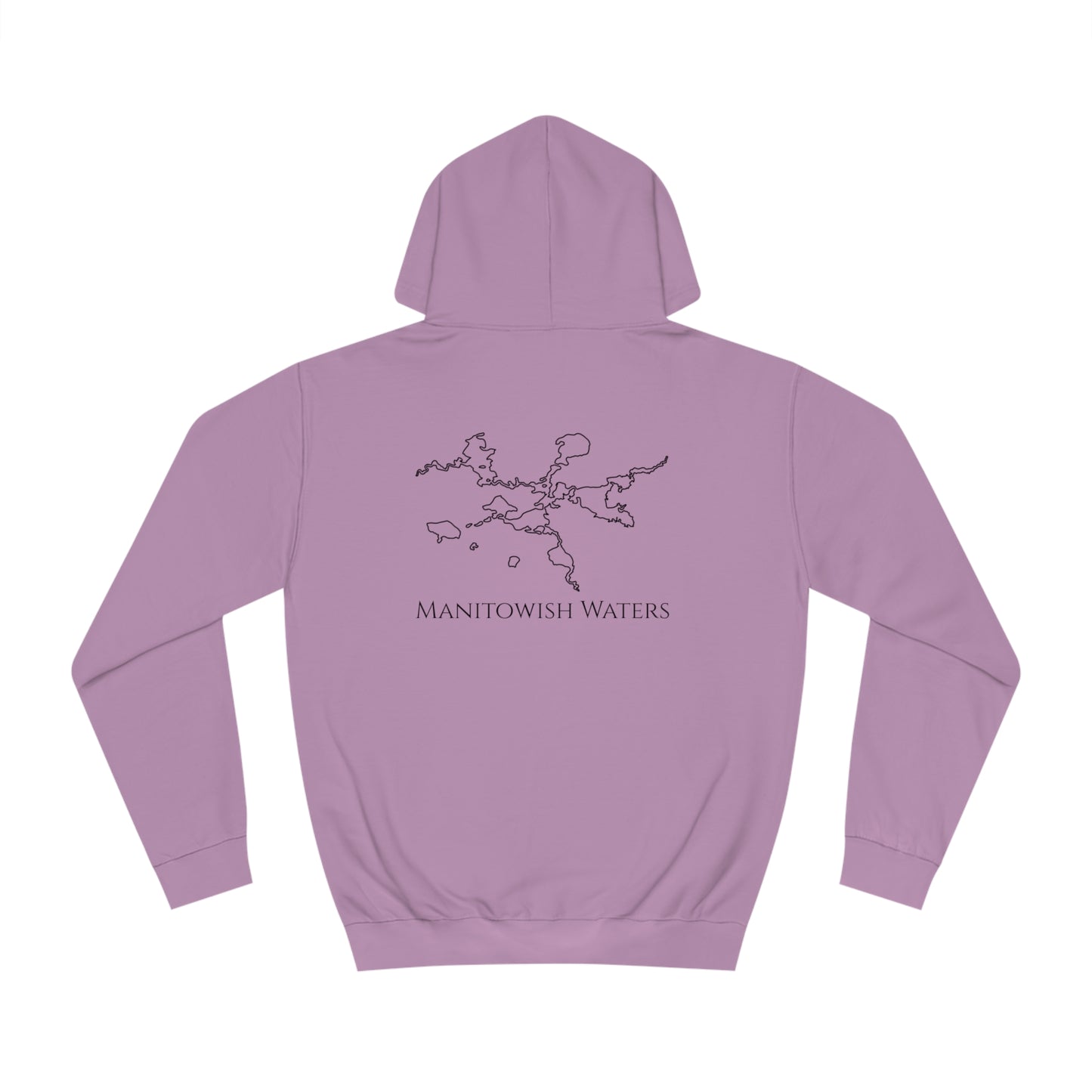 Manitowish Waters Trolling Motor Fishing Patch - Unisex Hoodie Medium Weight
