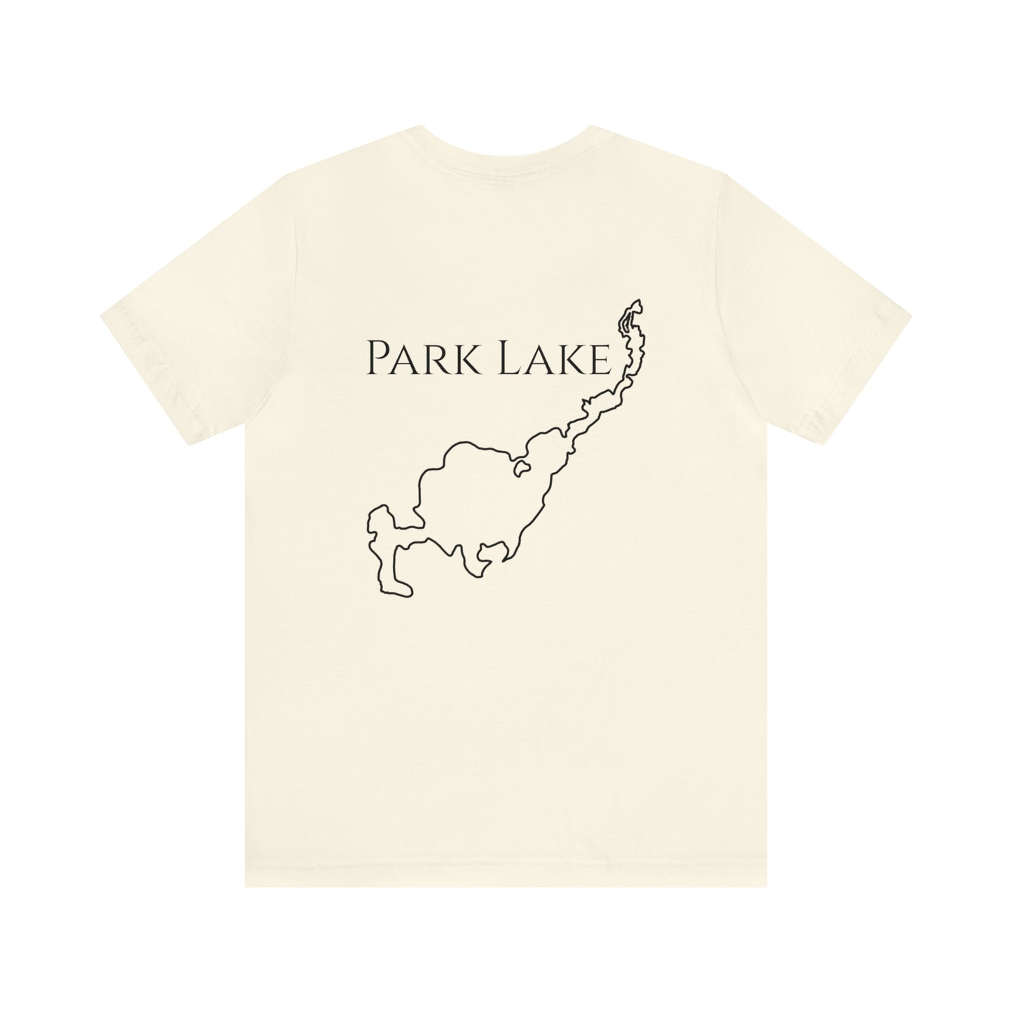 Paddle Board Female - Park Lake Unisex Lightweight Short Sleeve Tee