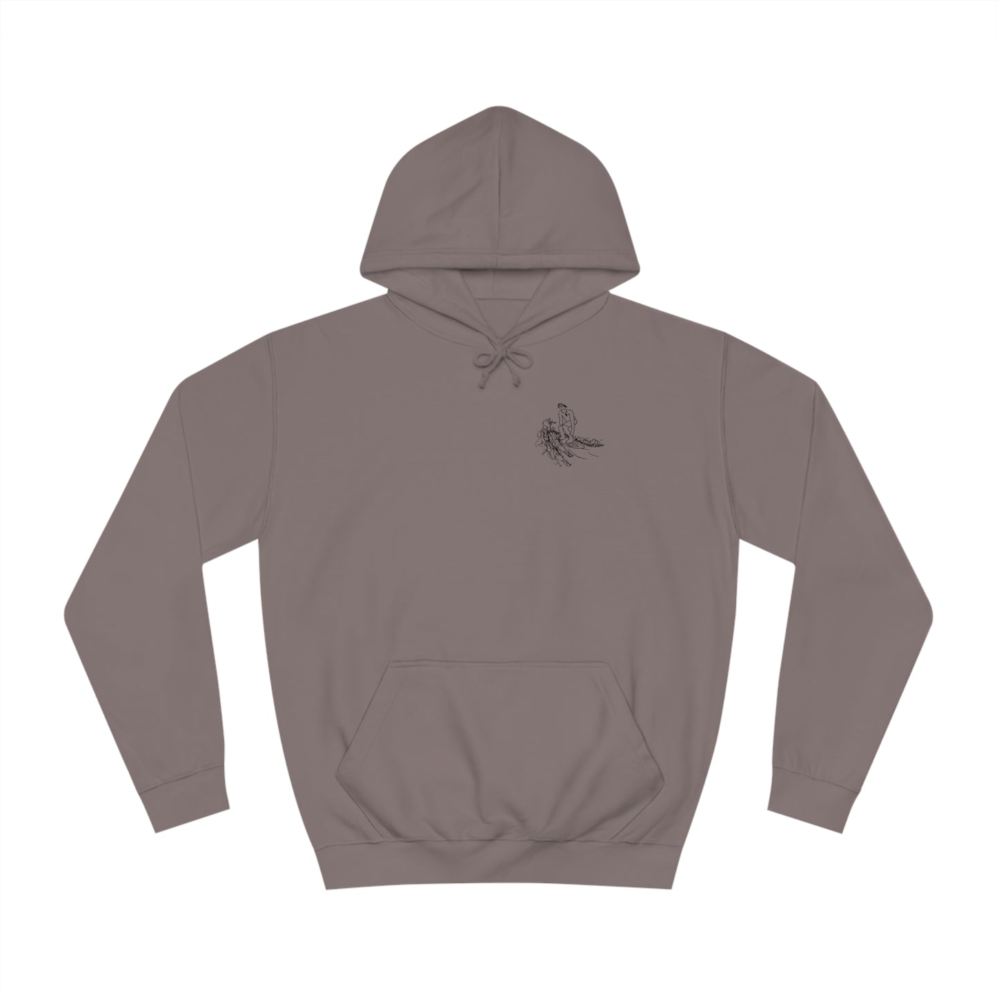 Manitowish Waters Surfing Sketch Patch - Unisex Hoodie Medium Weight