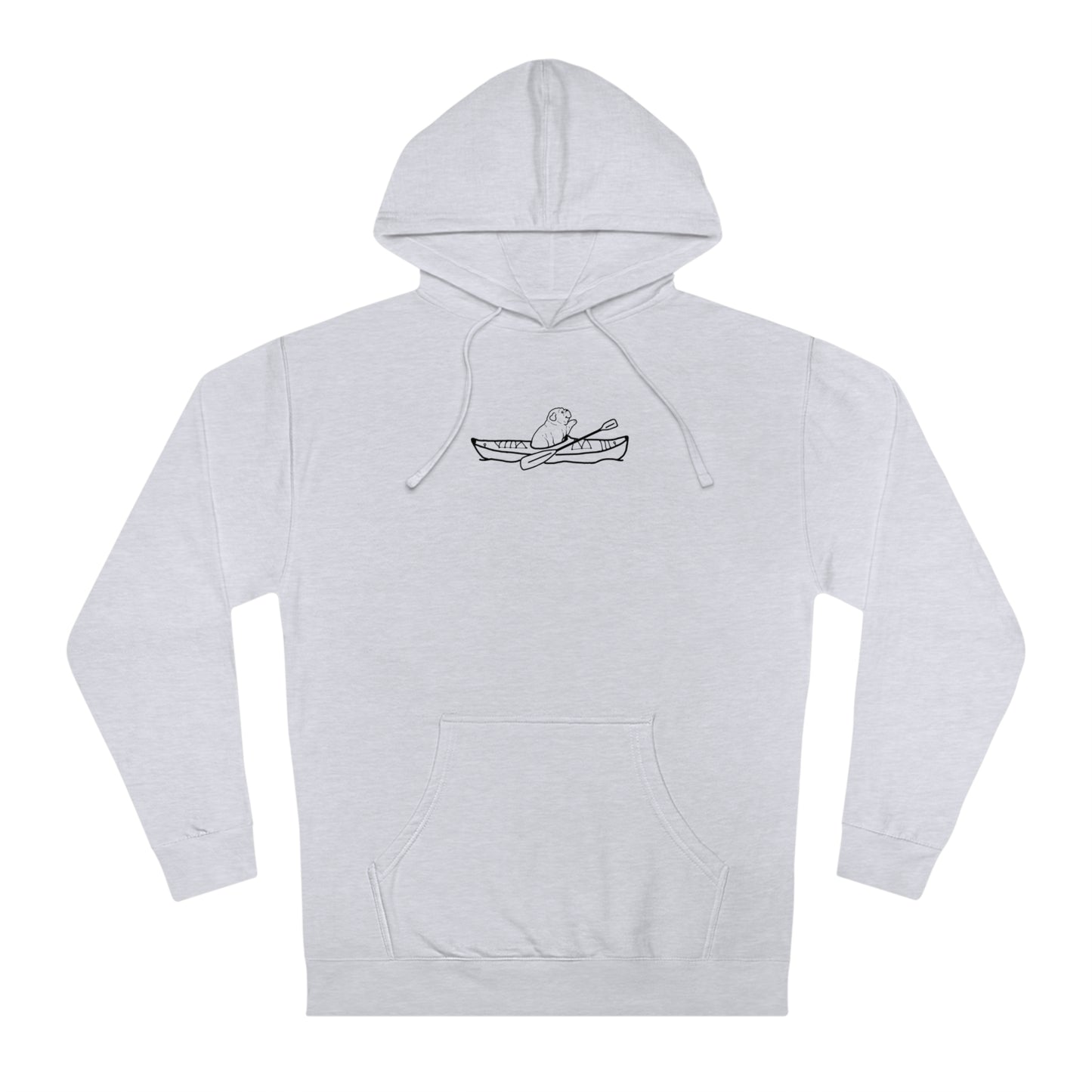 Kayak Dog - English Bulldog Basic - Unisex Hooded Sweatshirt ITC