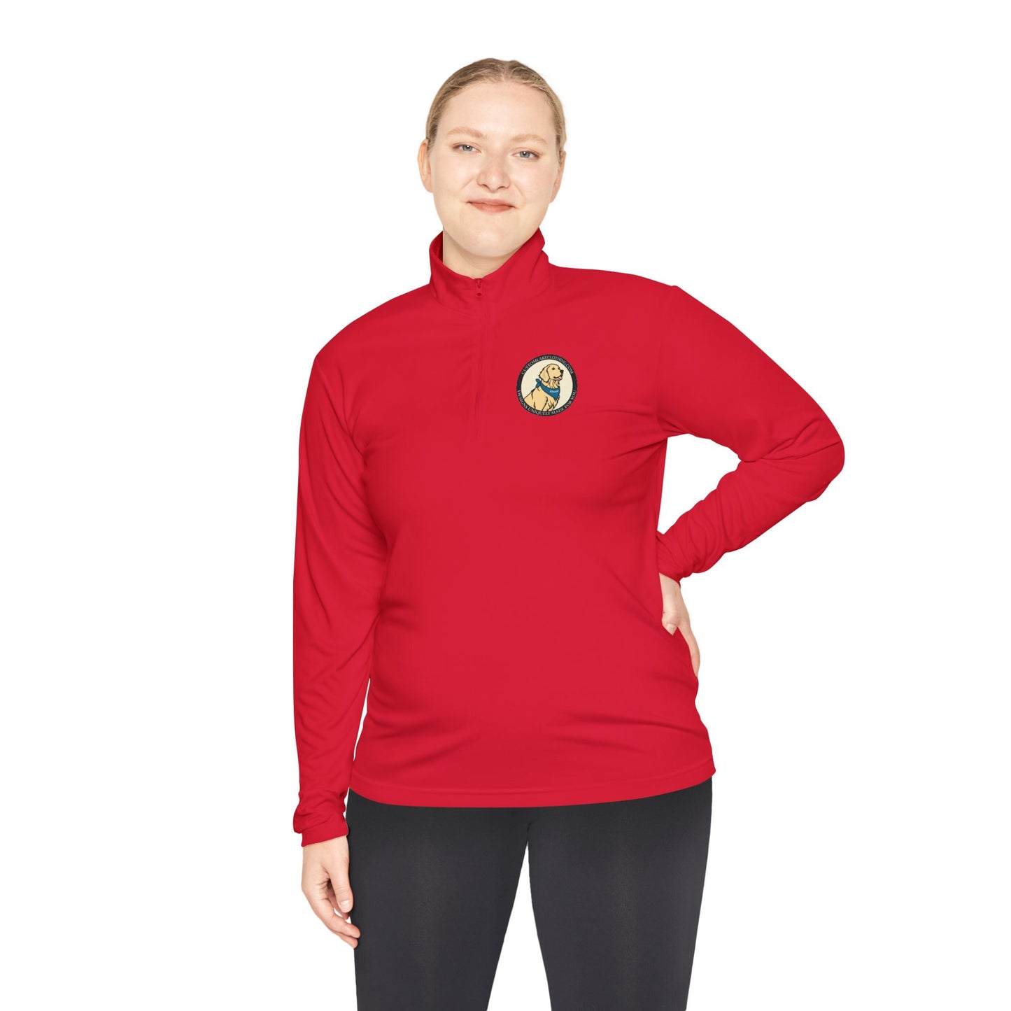 Custom Lake Clothing Golden Logo Unisex Quarter-Zip Pullover